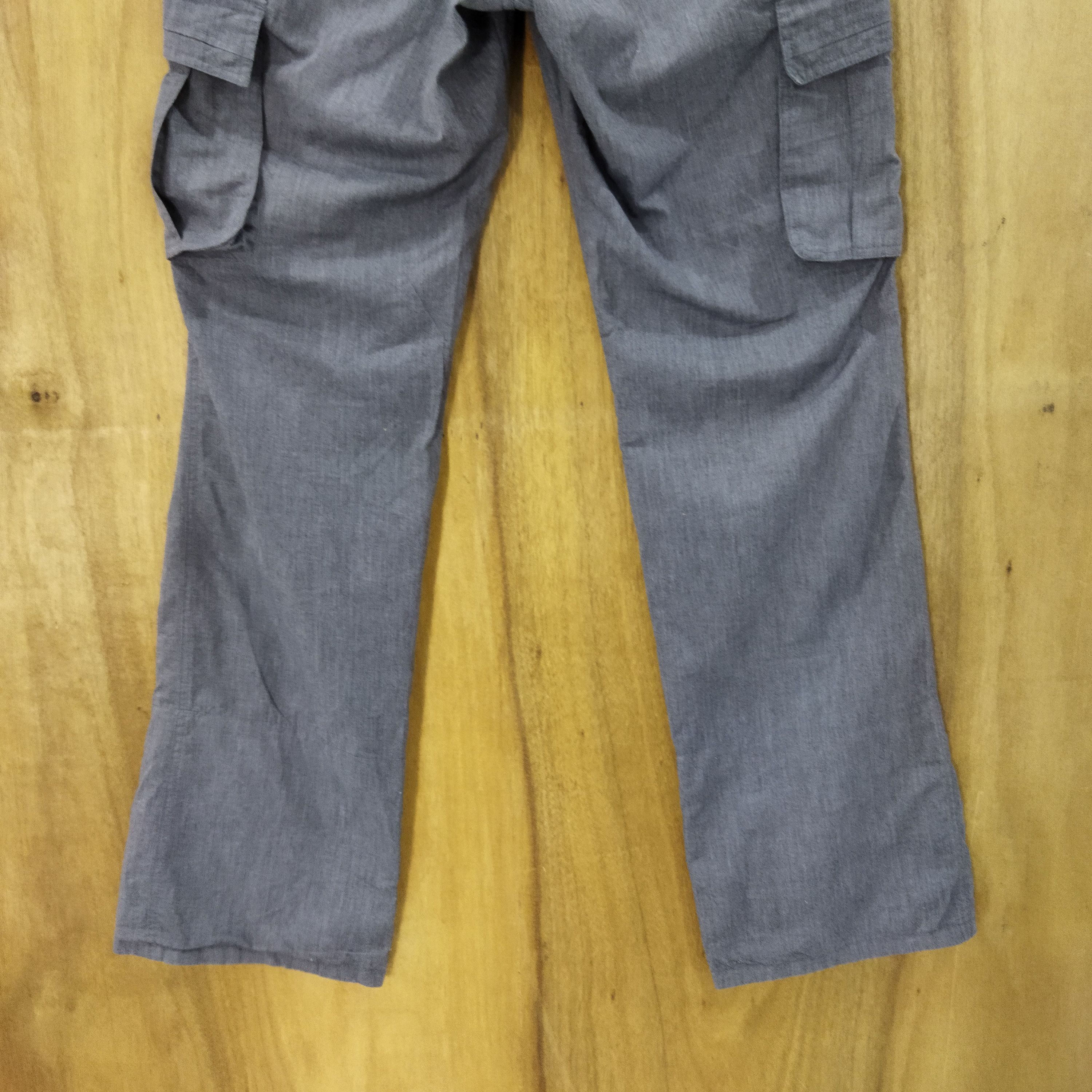 Japanese Brand MICHEL KLEIN GREY CARGO PANTS Size US 34 / EU 50 - 9 Thumbnail