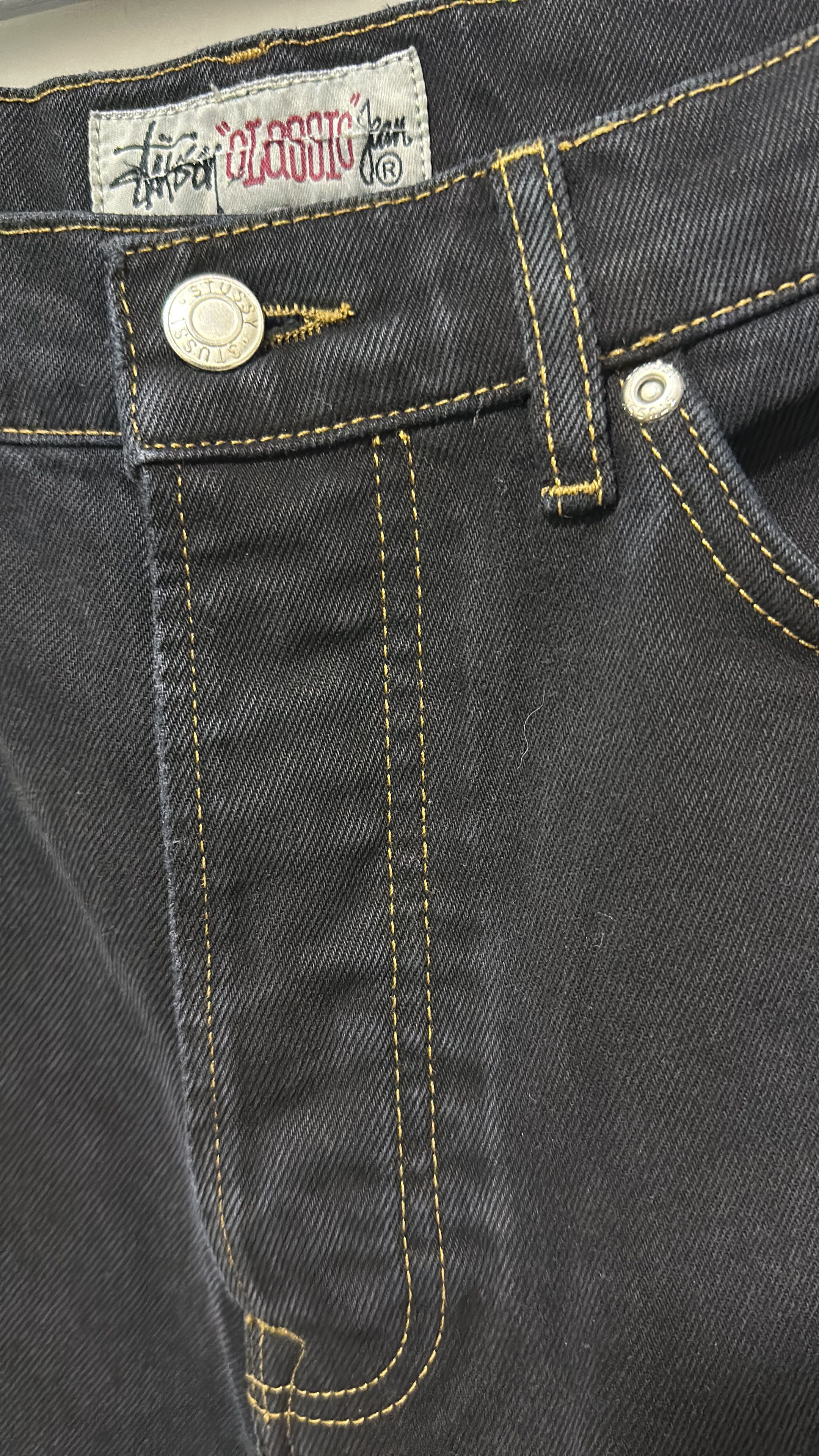 Stussy Stussy Classic Jean Washed Black Size 32 Size US 32 / EU 48 - 5 Thumbnail
