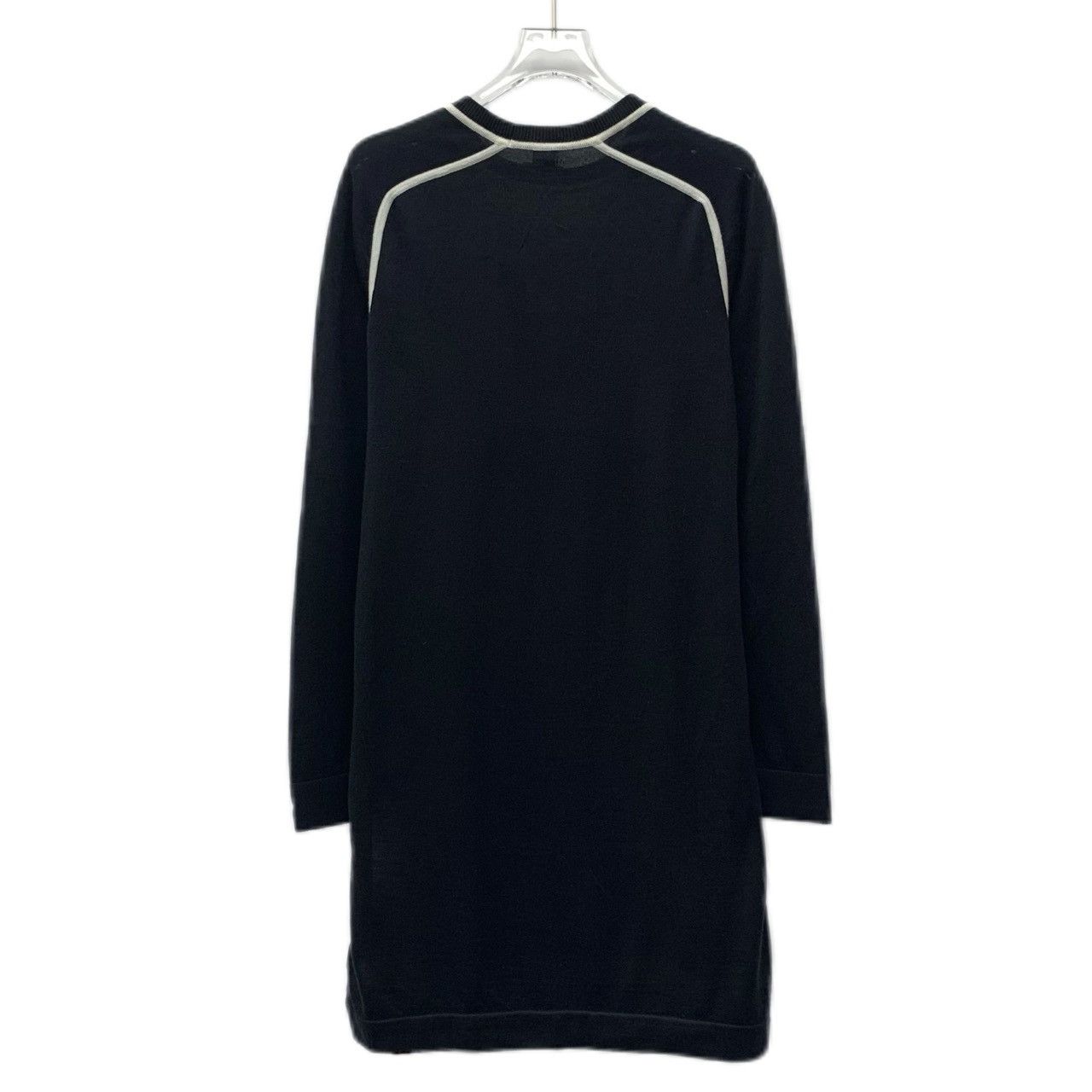 Hermes Hermes Geometric Printed Cashmere Long Sleeve Dress K26WX Size XS / US 0-2 / IT 36-38 - 2 Thumbnail