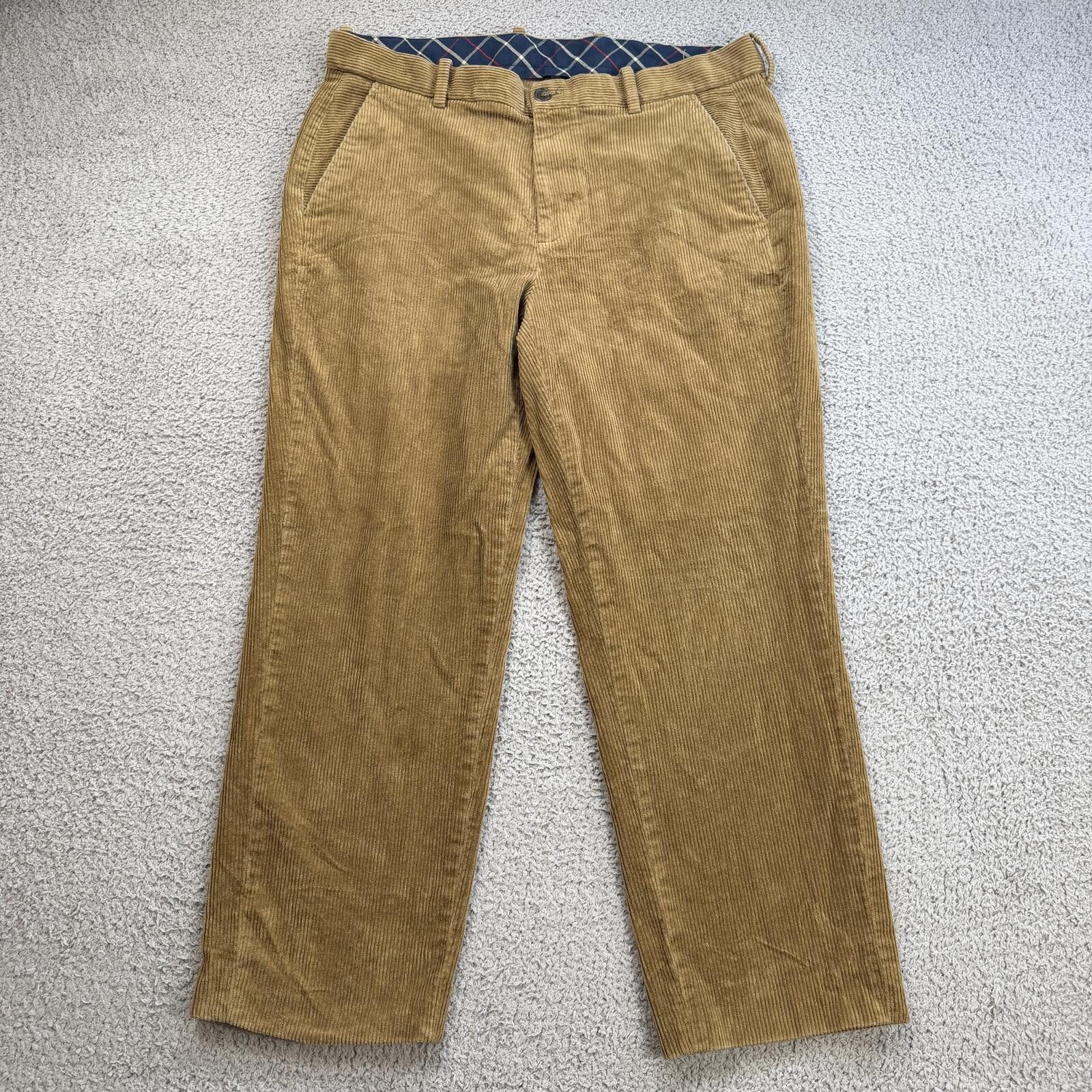 Brooks Brothers Brooks Brothers Corduroy Pants Mens 36x32 Tan Classic Size US 36 / EU 52 - 1 Thumbnail
