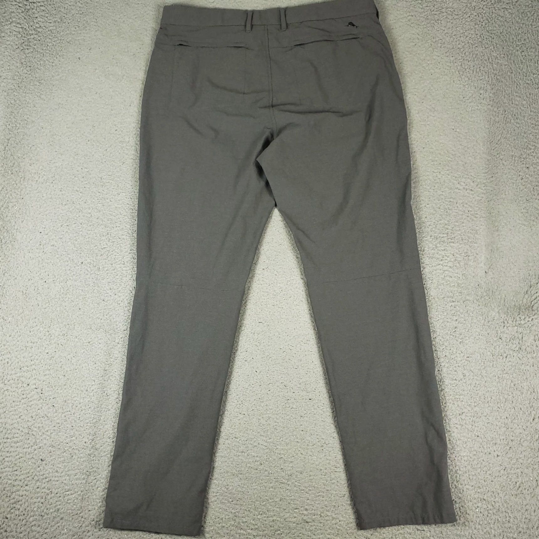 Tommy Bahama Tommy Bahama Pants Mens 36x32 Gray Nylon Stretch Flat Front Chino Trousers Size US 36 / EU 52 - 7 Thumbnail