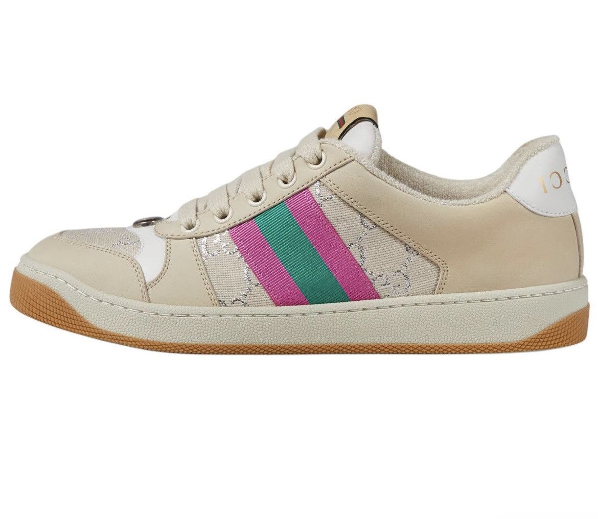 Gucci Gucci Screener Light GG Lame Sneaker size 42 Size US 12 / IT 42 - 2 Thumbnail