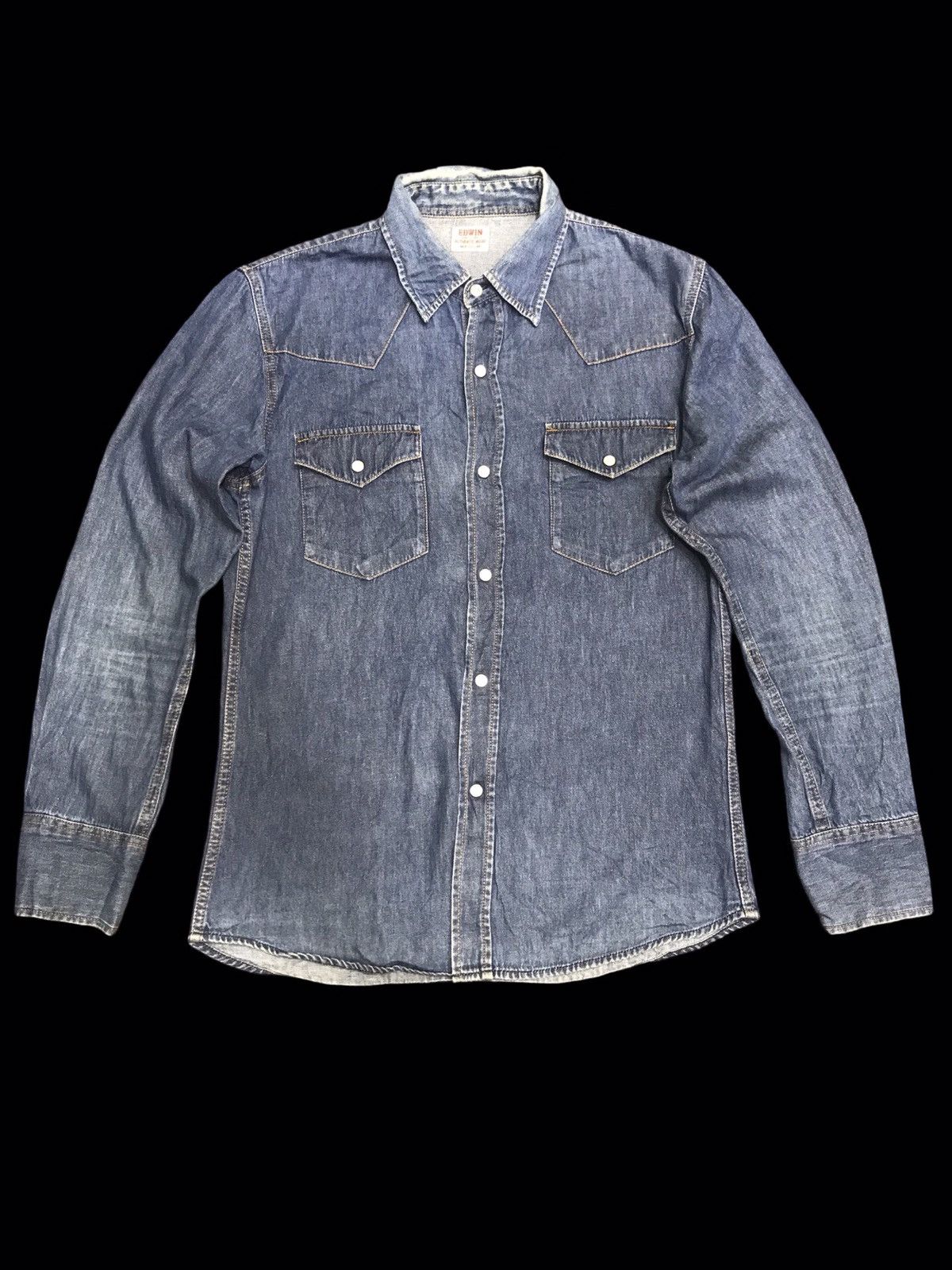 Edwin 💥90s Style💥EDWIN SLIM FIT WESTERNER SHIRT F439 Size US S / EU 44-46 / 1 - 1 Thumbnail