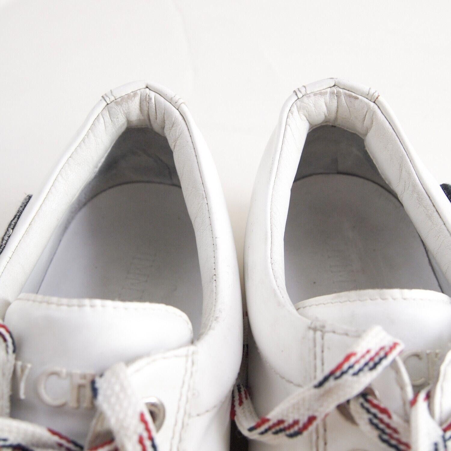 Jimmy Choo Jimmy Choo Low Top Sneakers White Leather Mens US 10 EU 43 Size US 10 / EU 43 - 8 Thumbnail