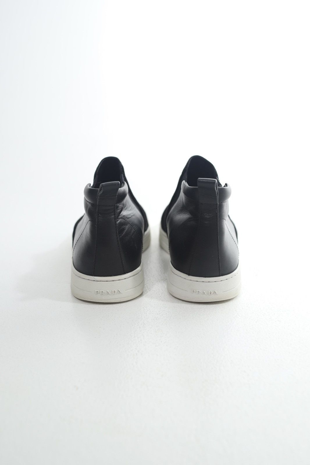 Prada PRADA Boots Suede/Leather Chelsea Ankle Shoes Black Men’s Size US 7.5 / EU 40-41 - 5 Thumbnail