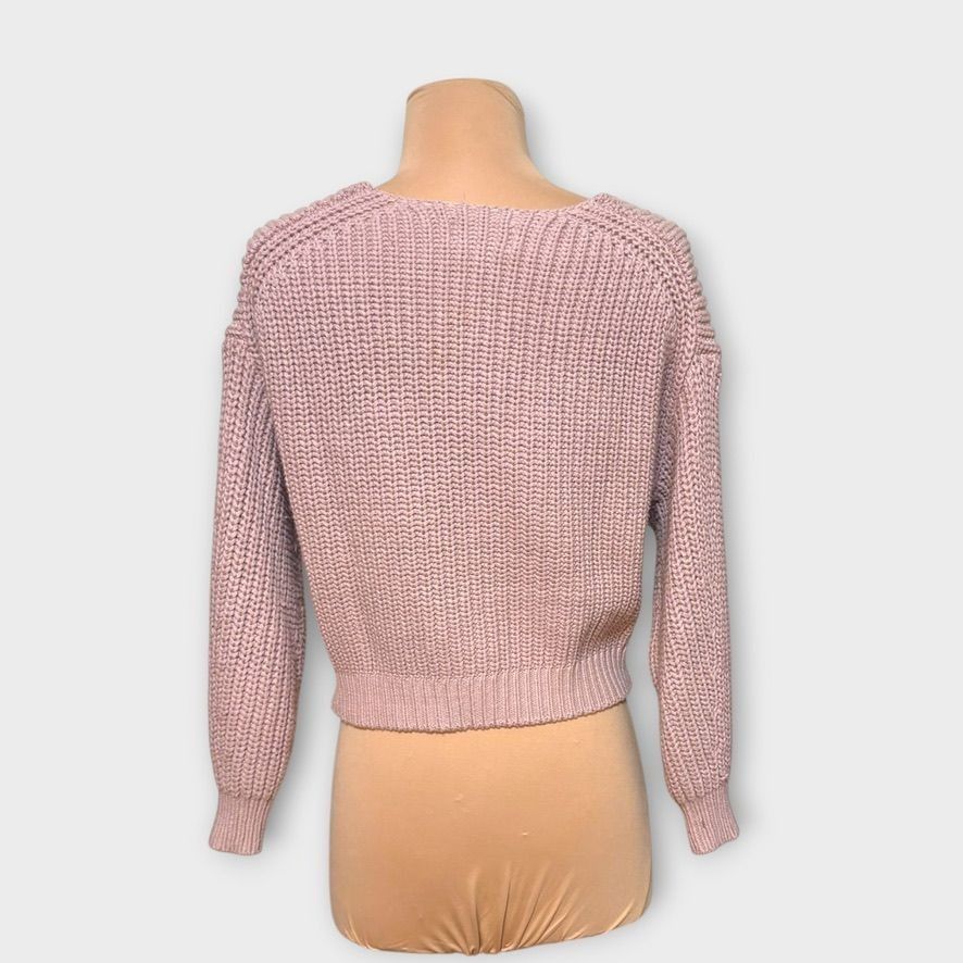 Anthropologie Maeve Anthropologie Ribbed Sweater XXS Blush Mauve Knit Boho Size XXS / US 00 / IT 34 - 6 Thumbnail