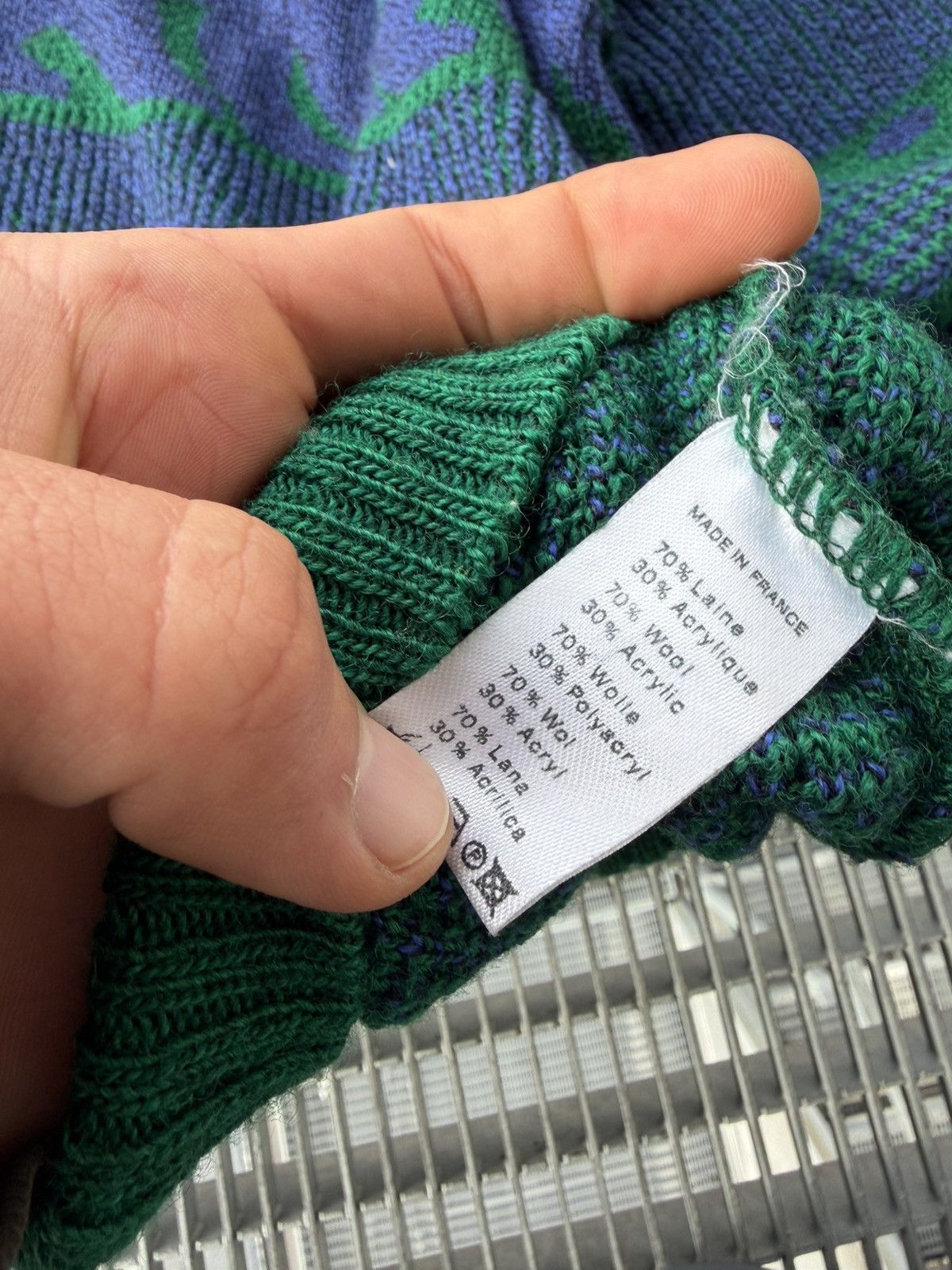 Lacoste Vintage Lacoste Bear Logo Y2K Streetwear Knitted Sweater Size US XXL / EU 58 / 5 - 12 Thumbnail