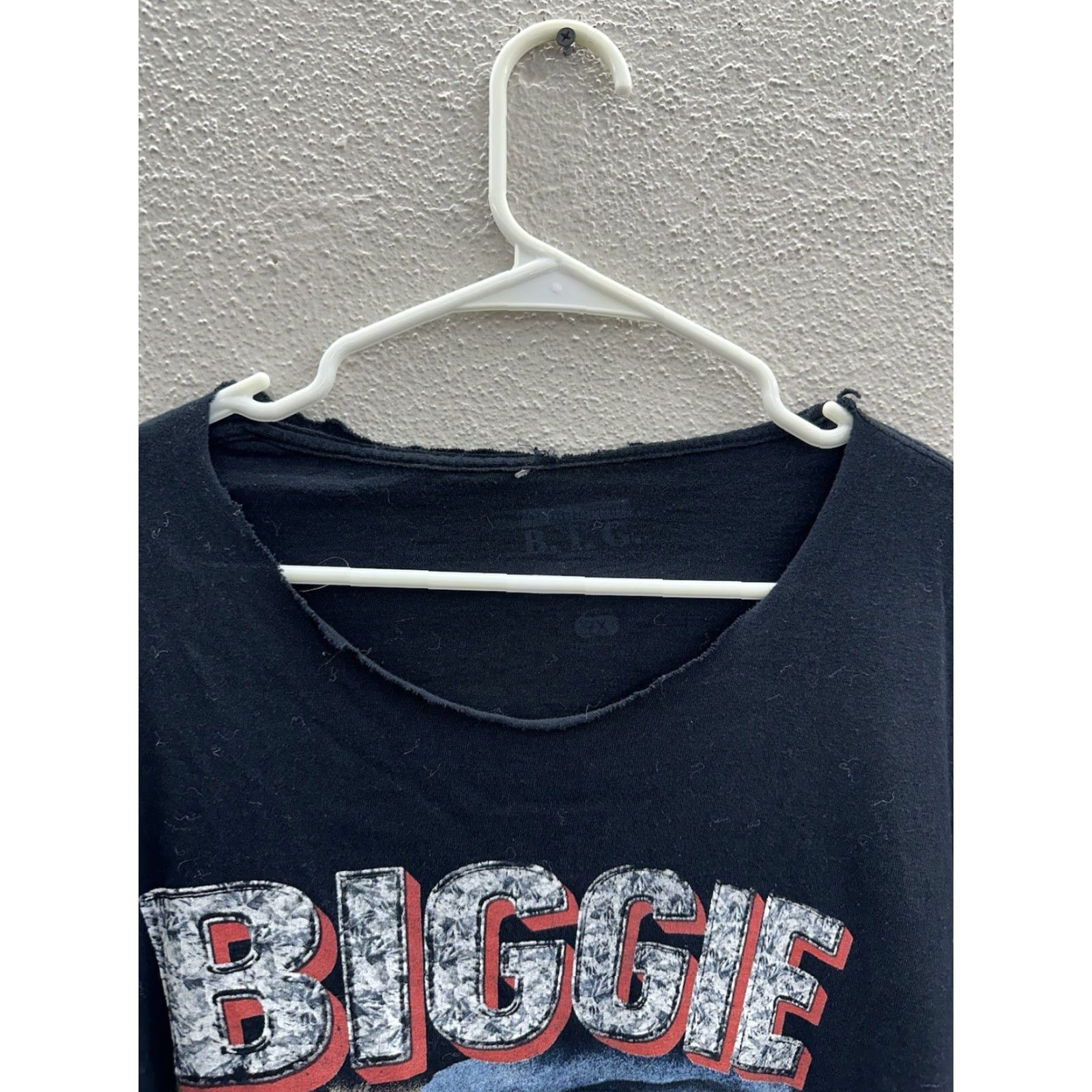 Vintage VINTAGE Notorious BIG T-Shirt Black 2X Short Sleeve Graphic Shirt 80s 90s Sports Mens Women Ladies Size XXL / US 16-18 / IT 52-54 - 3 Thumbnail