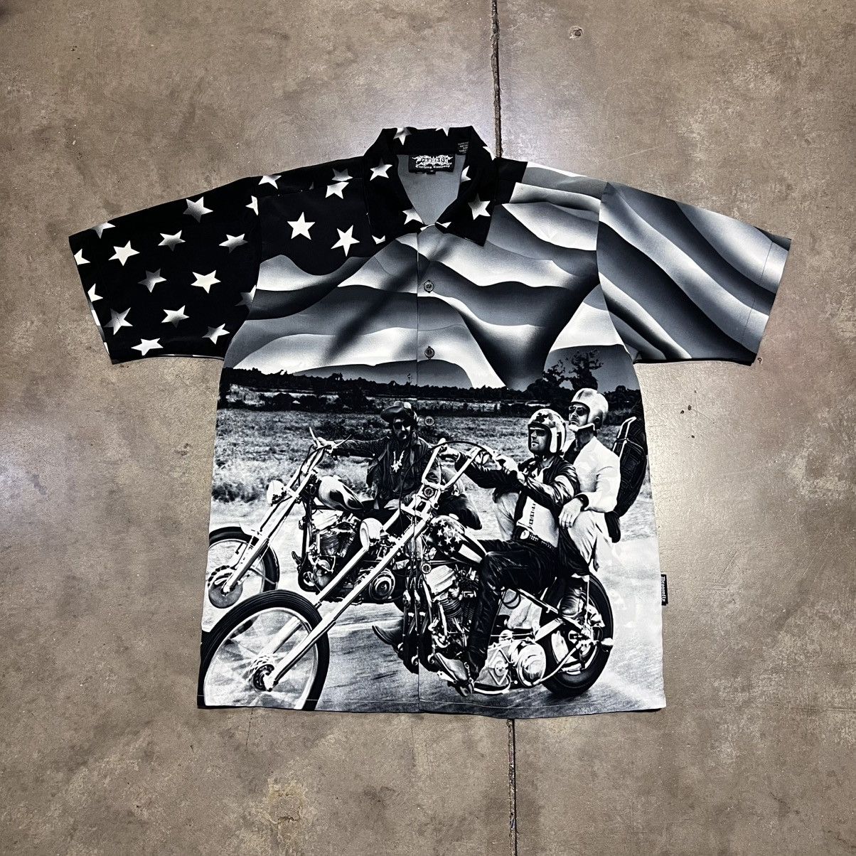 Dragonfly Vintage Dragonfly Button Up Shirt Easy Riders Movie Film Size US M / EU 48-50 / 2 - 1 Thumbnail