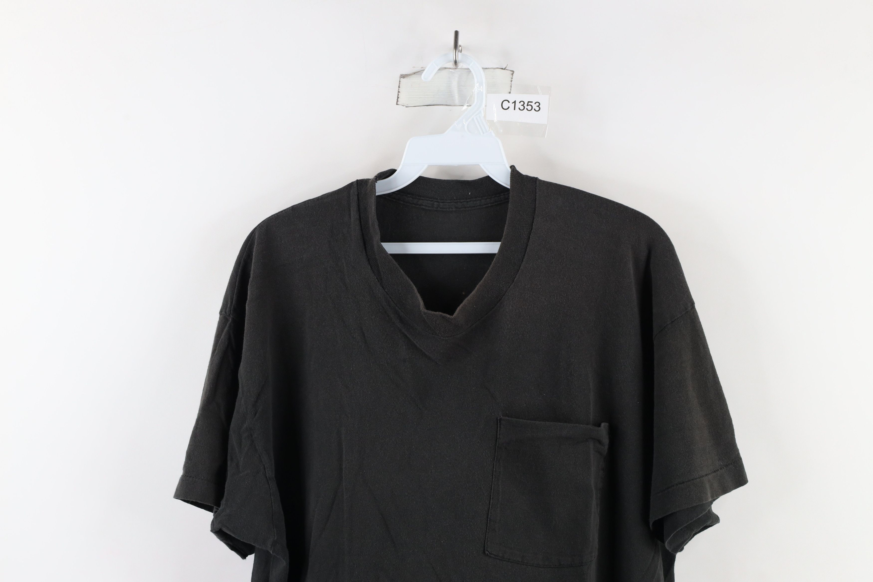 Vintage Vintage 90s Streetwear Short Sleeve T-Shirt Black Cotton USA Size US L / EU 52-54 / 3 - 2 Thumbnail