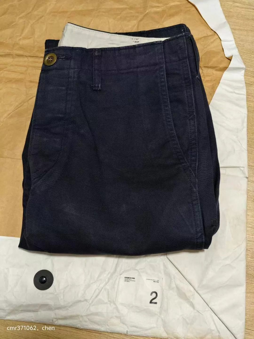 Visvim VISVIM 16AW HIGH WATER CHINO Navy 2 Size US 32 / EU 48 - 6 Thumbnail