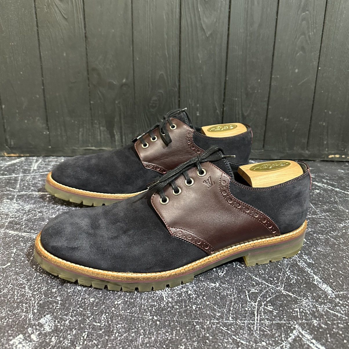 Louis Vuitton LOUIS VUITTON - Men’s Suede/Leather Derby Shoes Size 8 Size US 8 / EU 41 - 6 Thumbnail