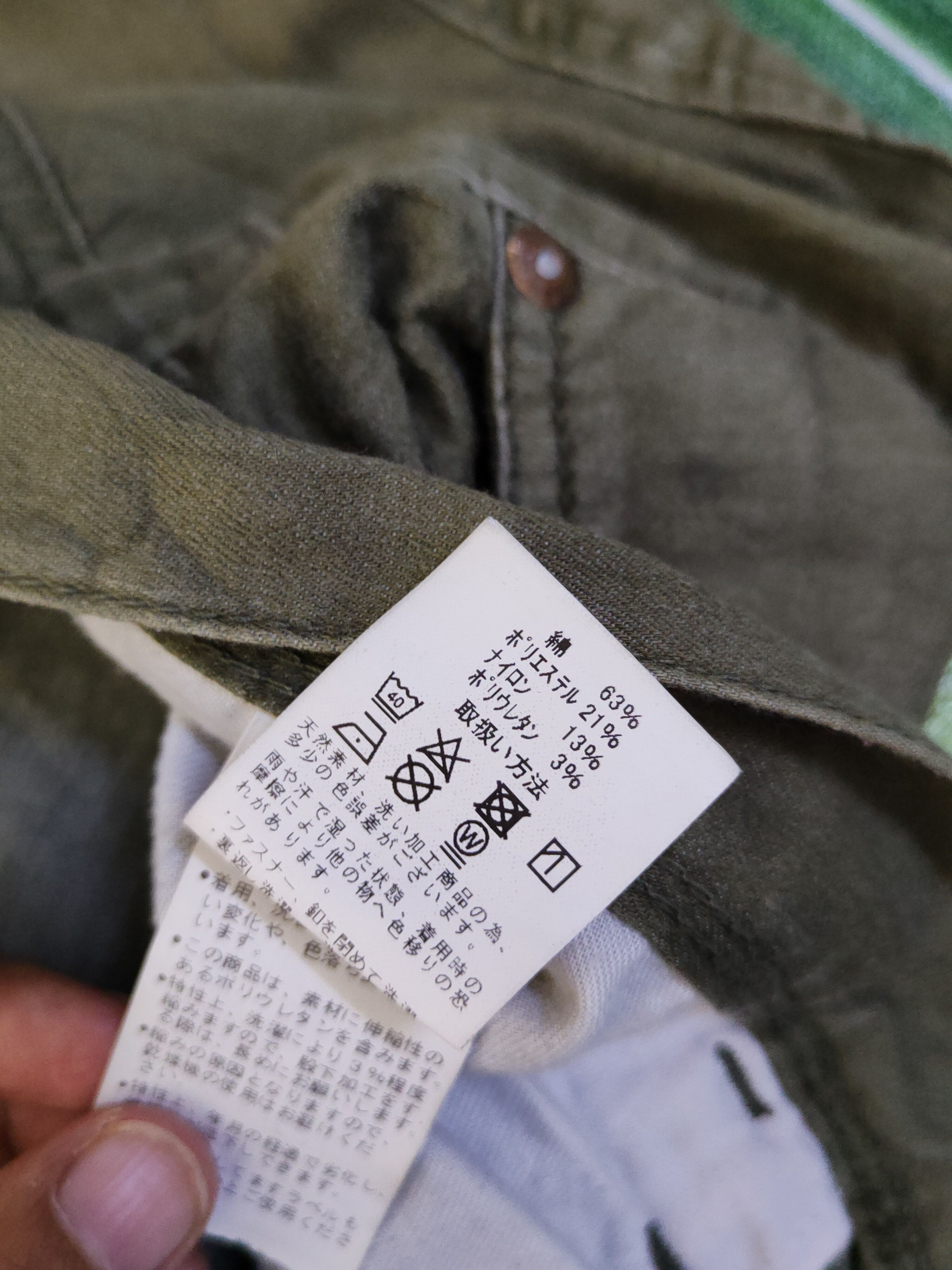 Japanese Brand Burtle Olive Faded Multipocket Tactical Cargo Pants #S2411 Size US 33 - 17 Thumbnail