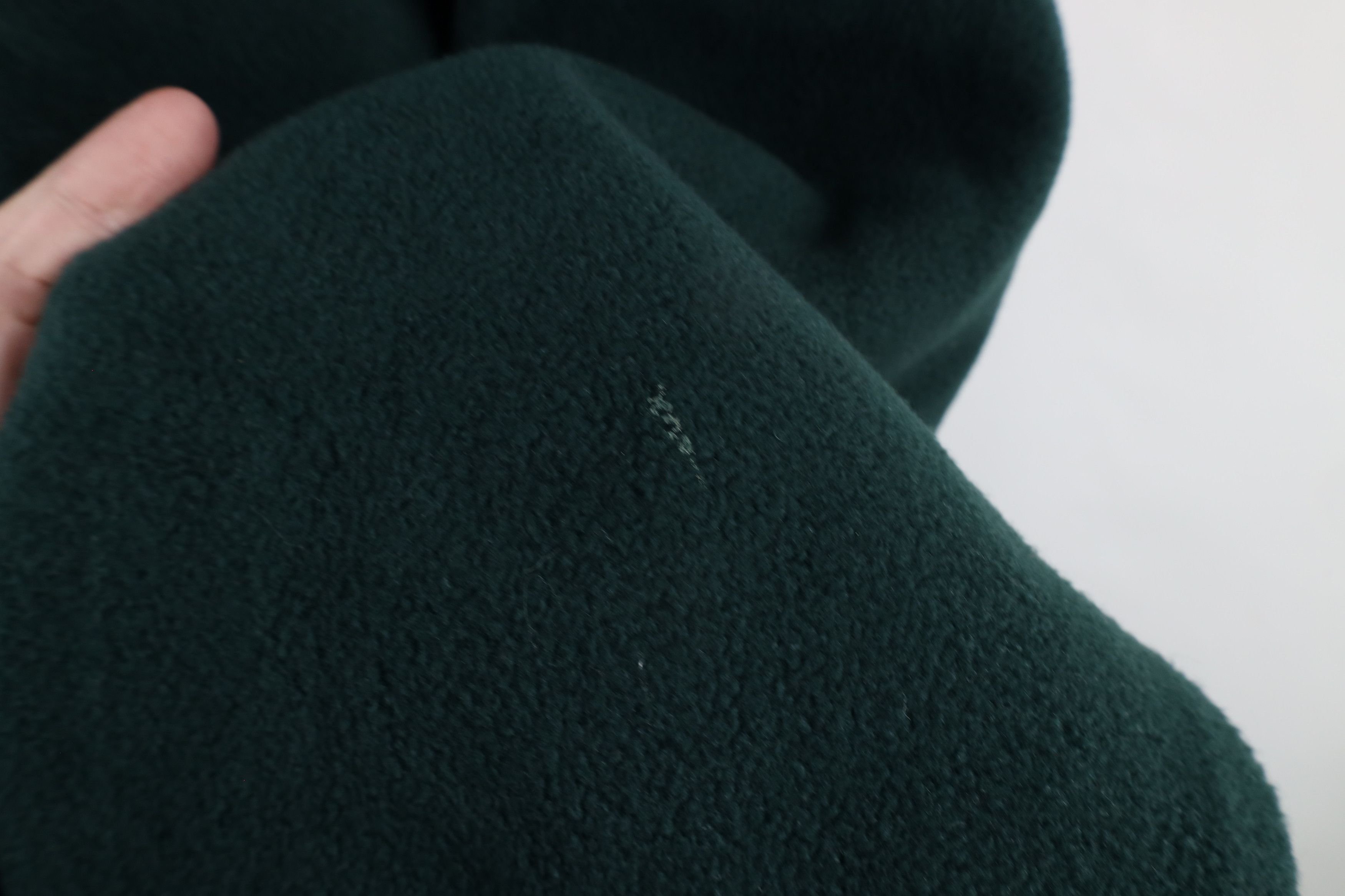 Gap × Vintage Vintage 90s Gap Blank Thick Fleece V-Neck Sweater Green Size US XXL / EU 58 / 5 - 5 Thumbnail