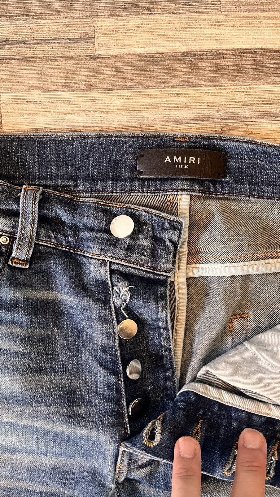 Amiri Amiri jeans indigo blue Size US 30 / EU 46 - 6 Thumbnail