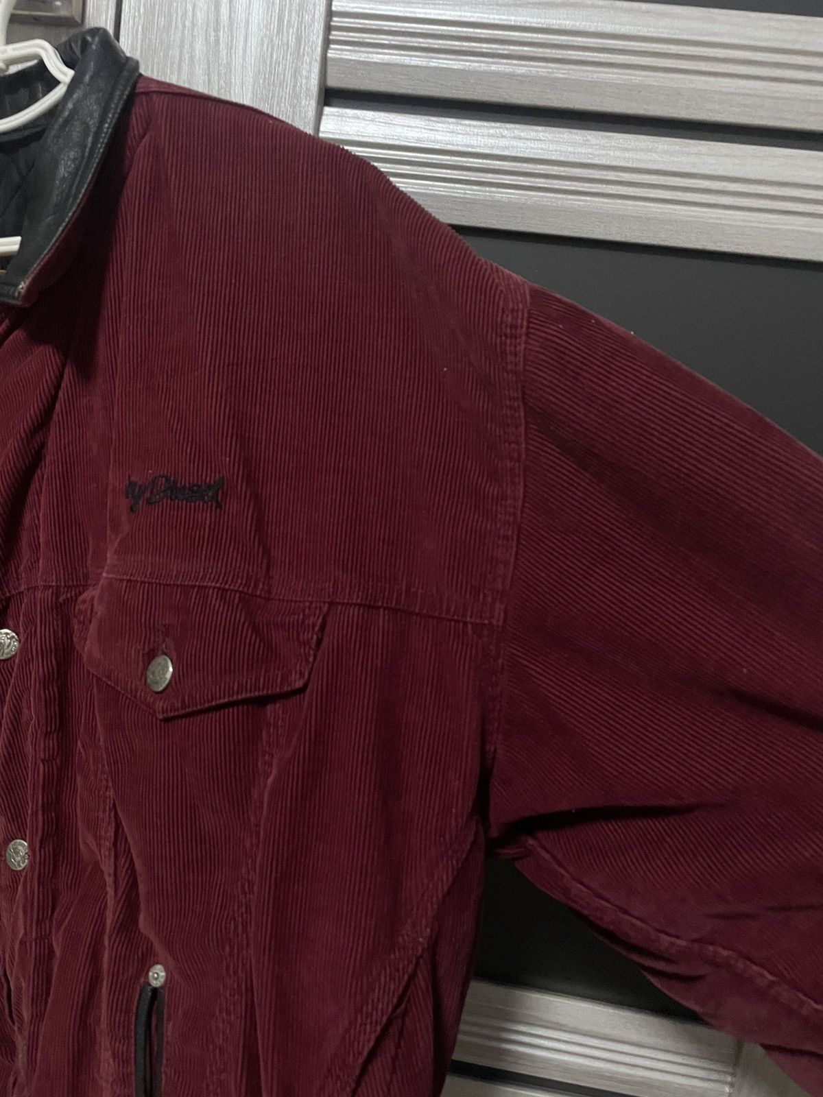 Diesel Vintage Rare Diesel Corduroy Distressed Jacket Velvet Size US L / EU 52-54 / 3 - 6 Thumbnail