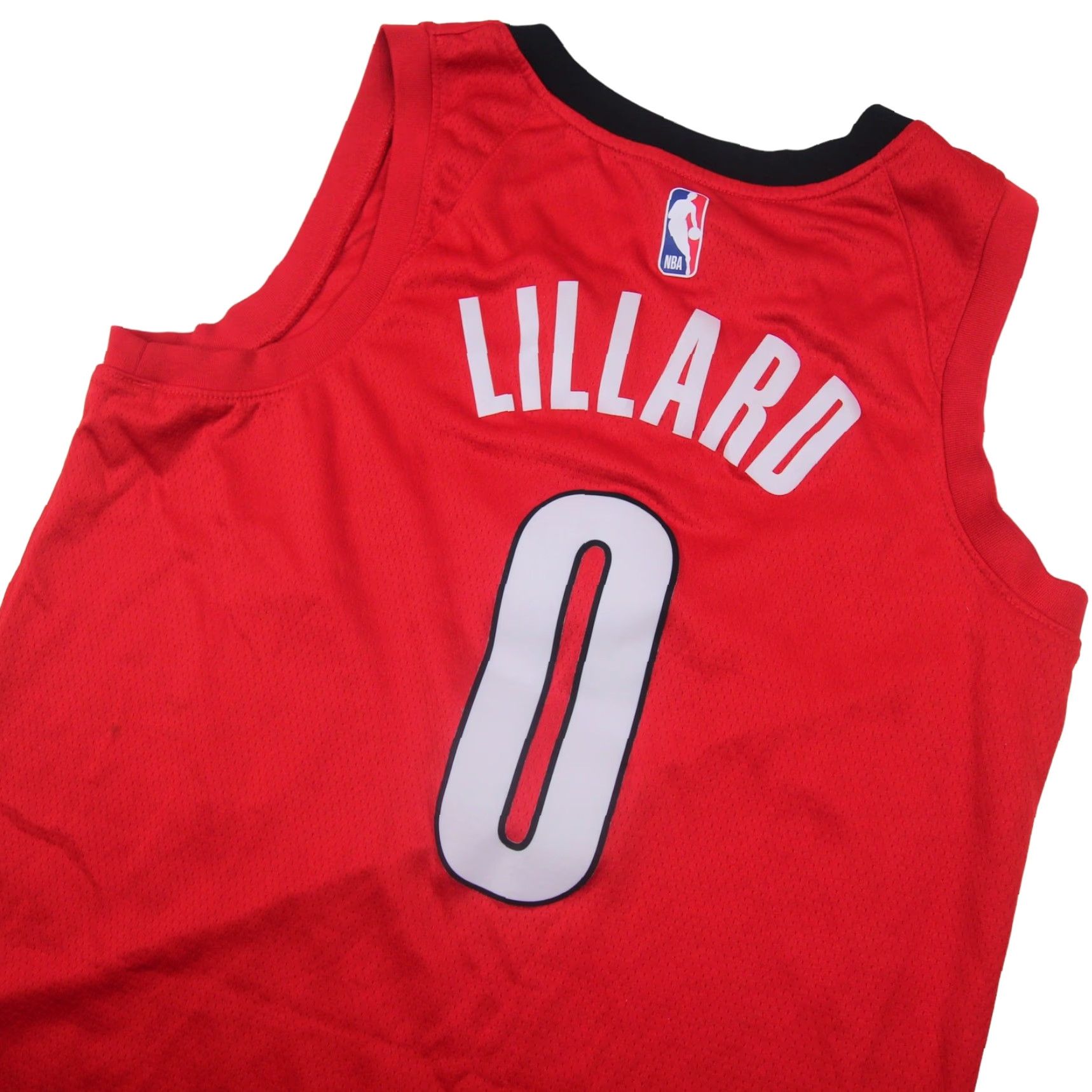 Nike Nike Portland Trail Blazers #0 Damian Lillard Swingman Jersey Men M Red Basketball Shirt Size US M / EU 48-50 / 2 - 7 Thumbnail