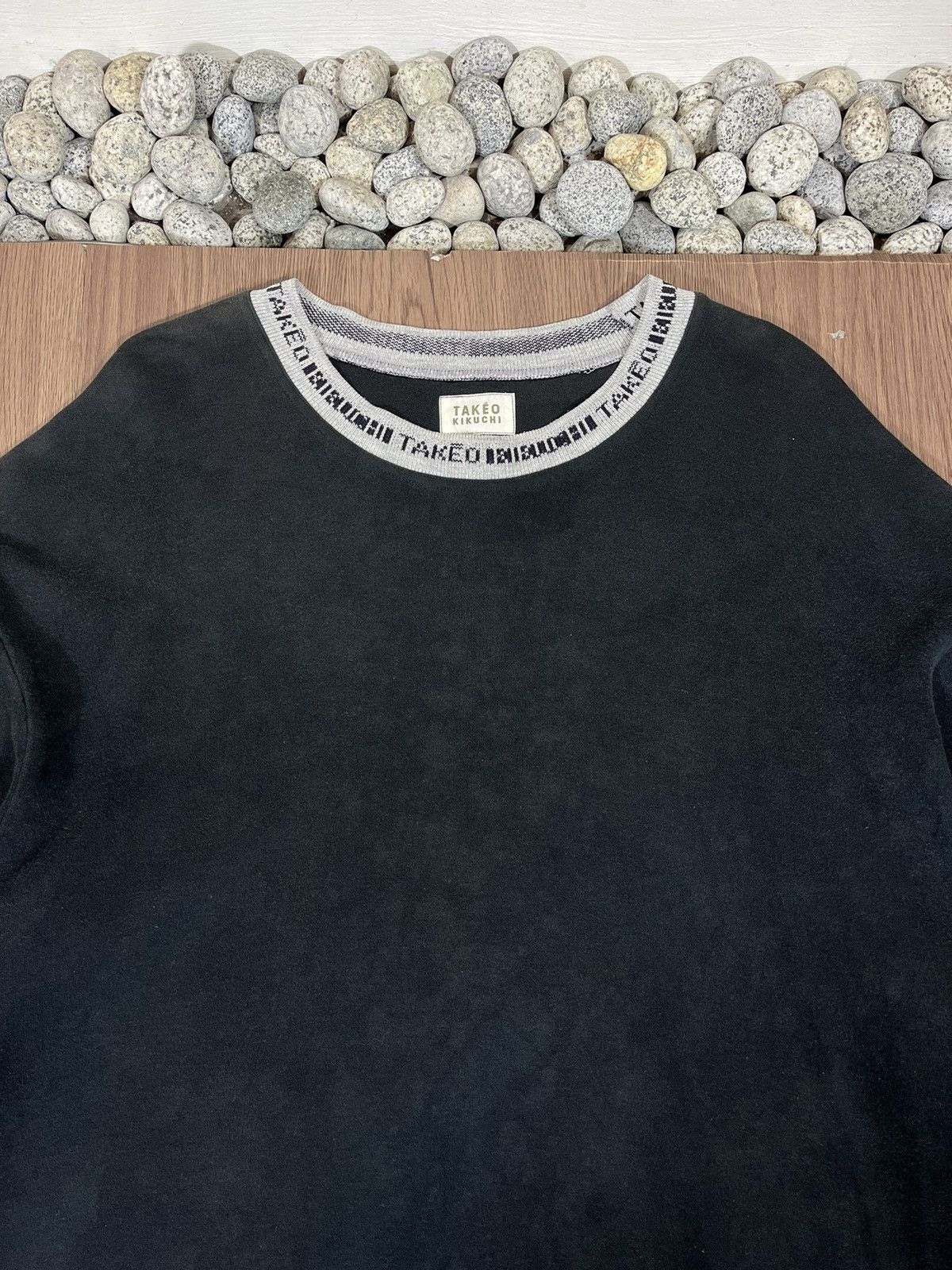 Japanese Brand × Takeo Kikuchi 00’s Takeo Kikuchi Japan Neck Taped Sweatshirt Size US XL / EU 56 / 4 - 3 Thumbnail