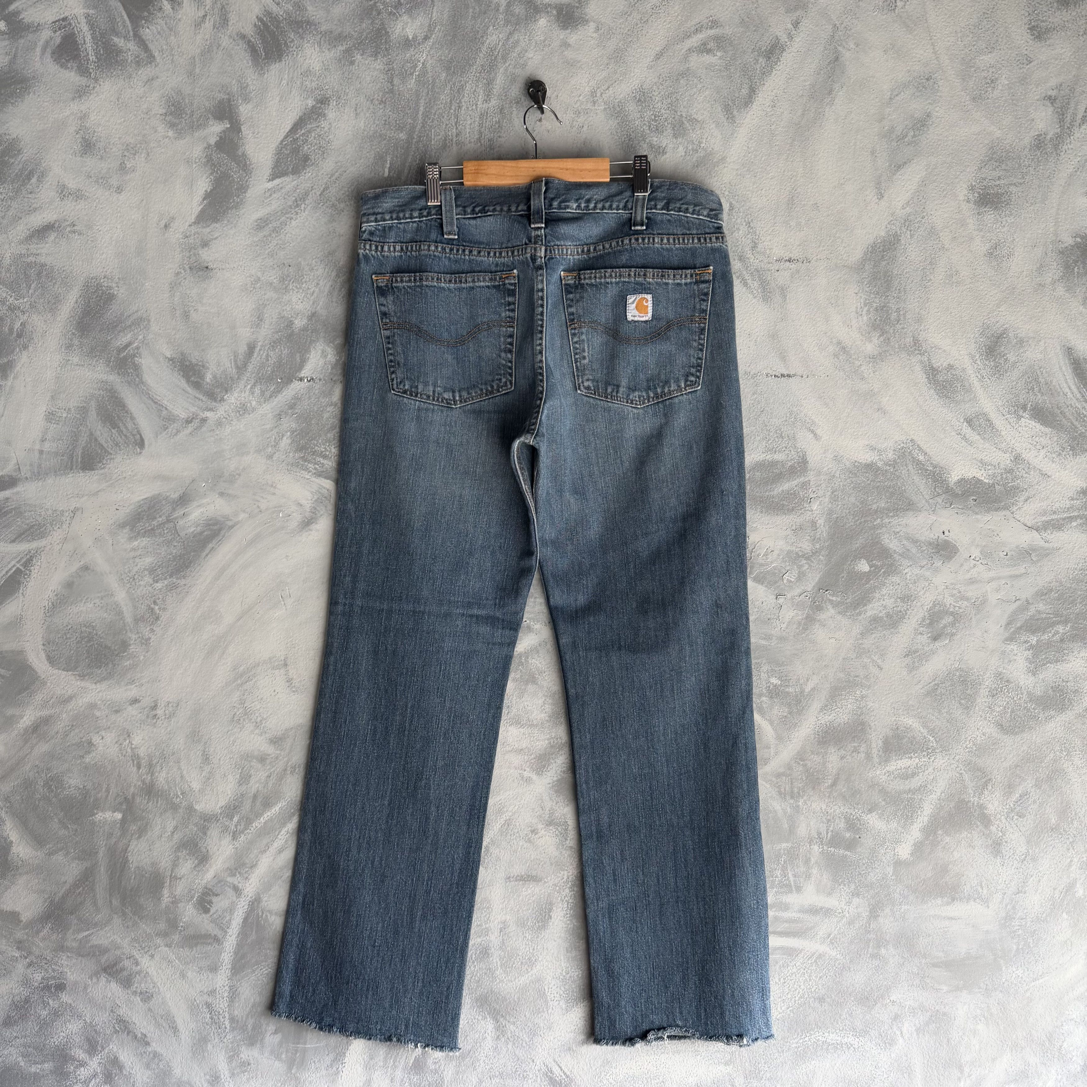 Carhartt Carhartt Jeans Men’s Size 34x34 (34x29) Dark Blue Relaxed Size US 34 / EU 50 - 1 Thumbnail