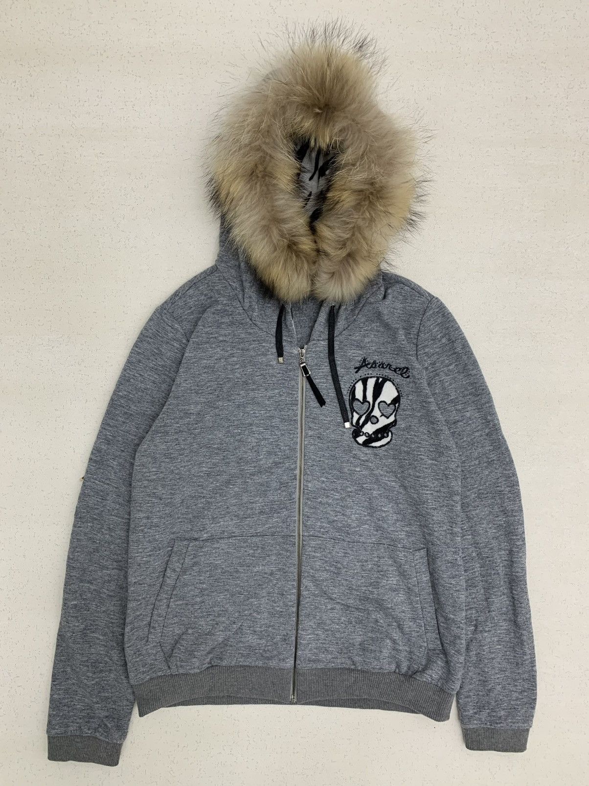 Japanese Brand Y2K LYS Japanese Fur Hoodie Skull Ifsixwasnine style Size US M / EU 48-50 / 2 - 1 Thumbnail
