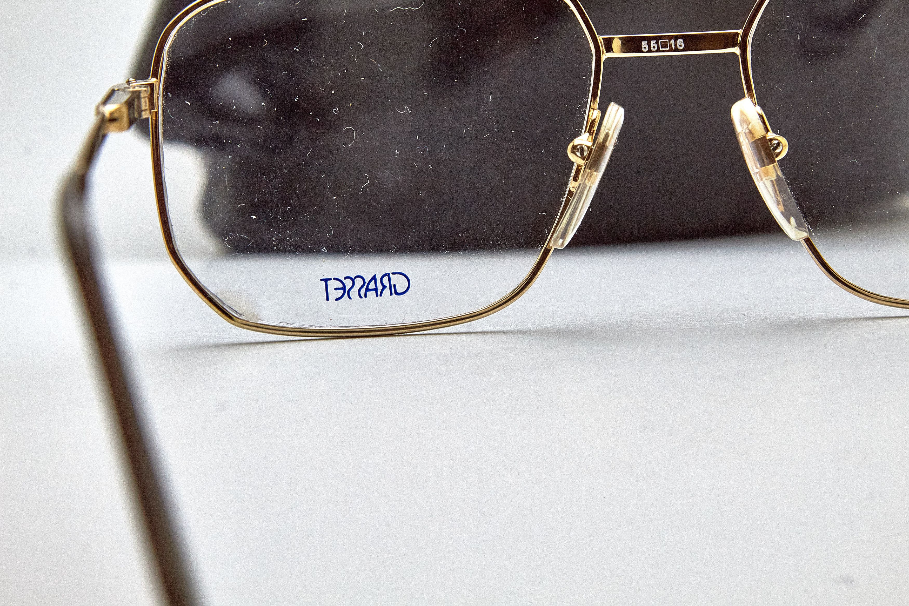 Vintage Old Money GRASSET Gold&Silver Rectangular Quiet Lux Specs Size ONE SIZE - 9 Thumbnail