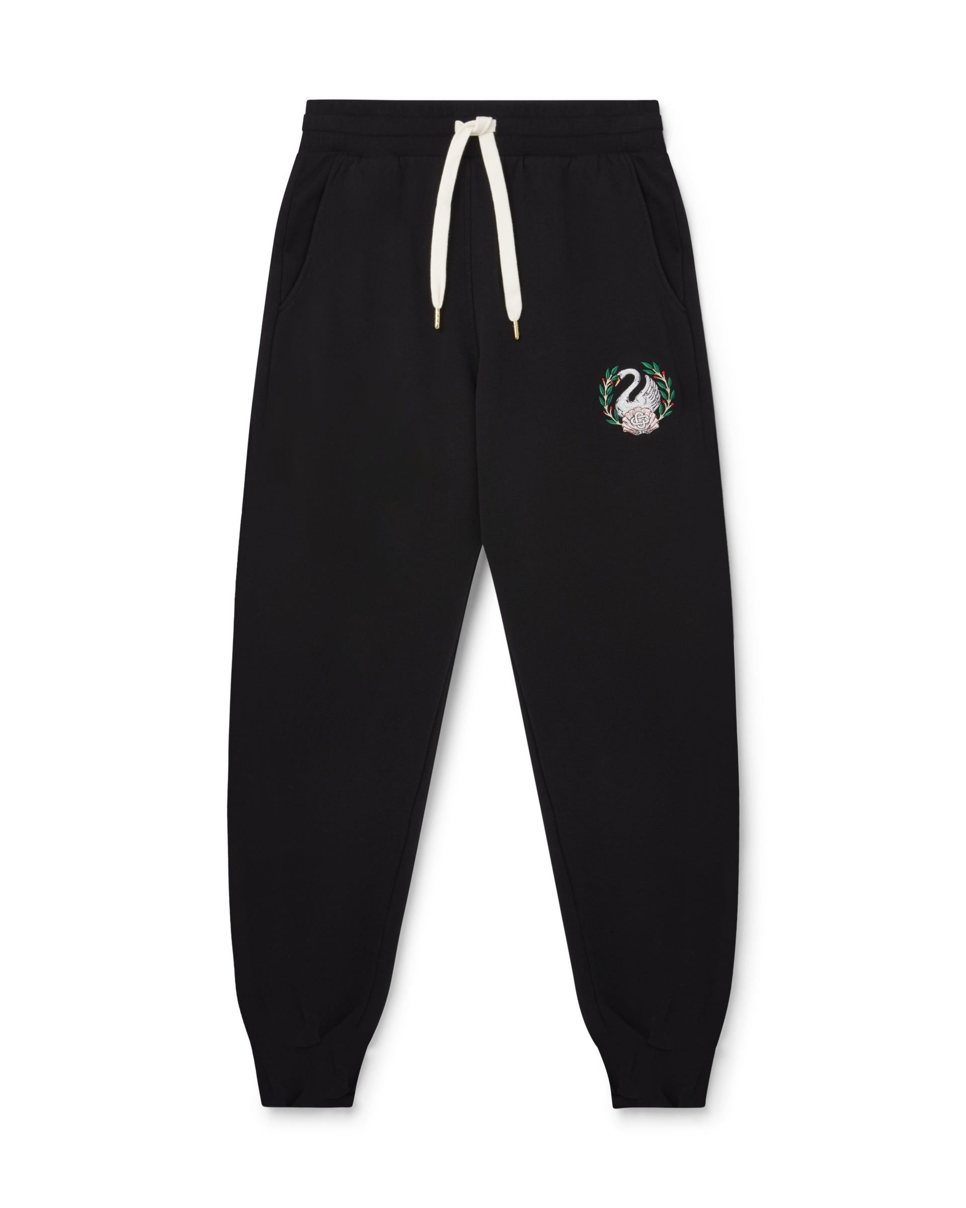 o1mle0326 Embroidered Sweatpants & Joggers Emblem De Cygne