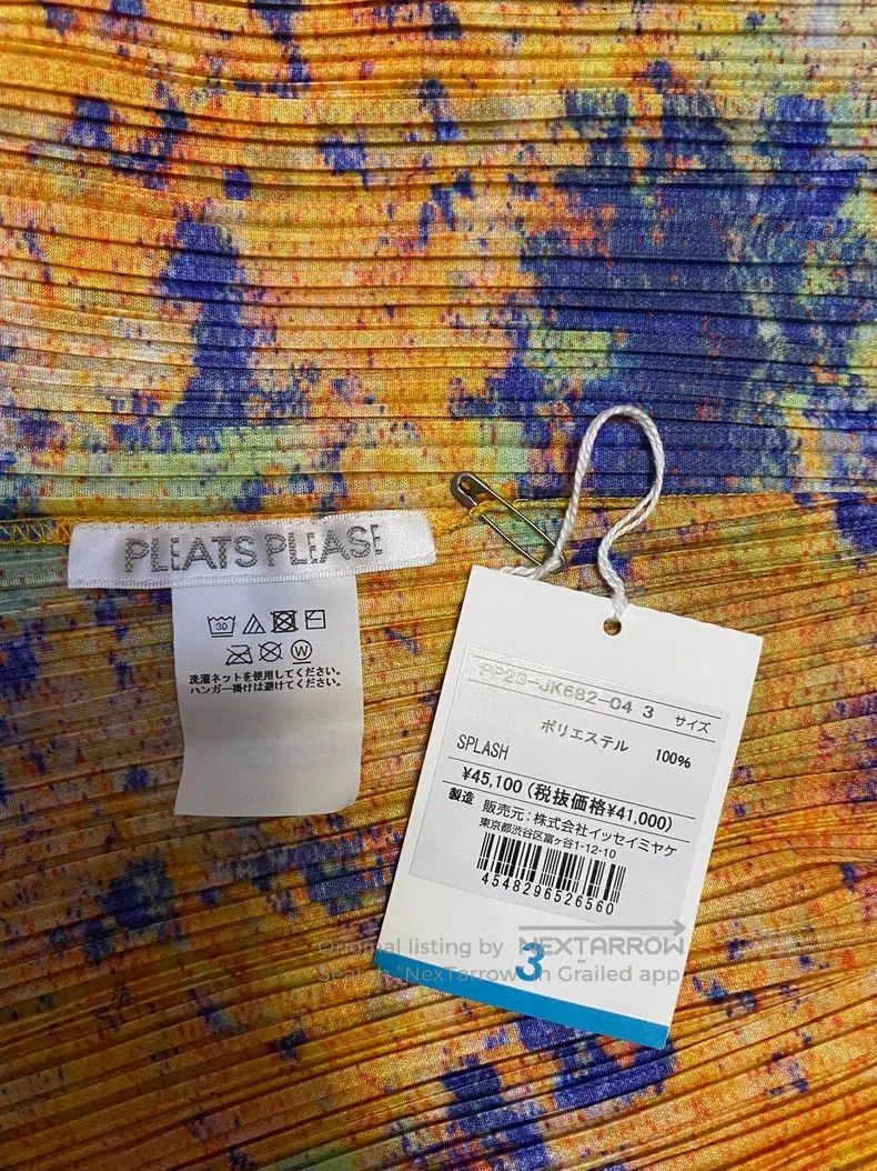 Issey Miyake Issey Miyake Star Print Long Sleeve Top Size L / US 10 / IT 46 - 5 Thumbnail
