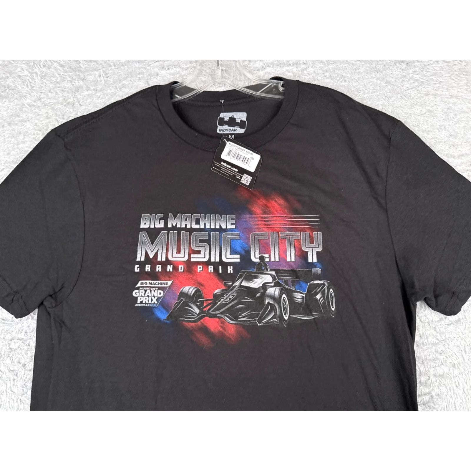 Vintage Indycar Shirt Adult Medium Black Big Machine Music City Grand Prix 2023 Indy Car Size US M / EU 48-50 / 2 - 4 Thumbnail