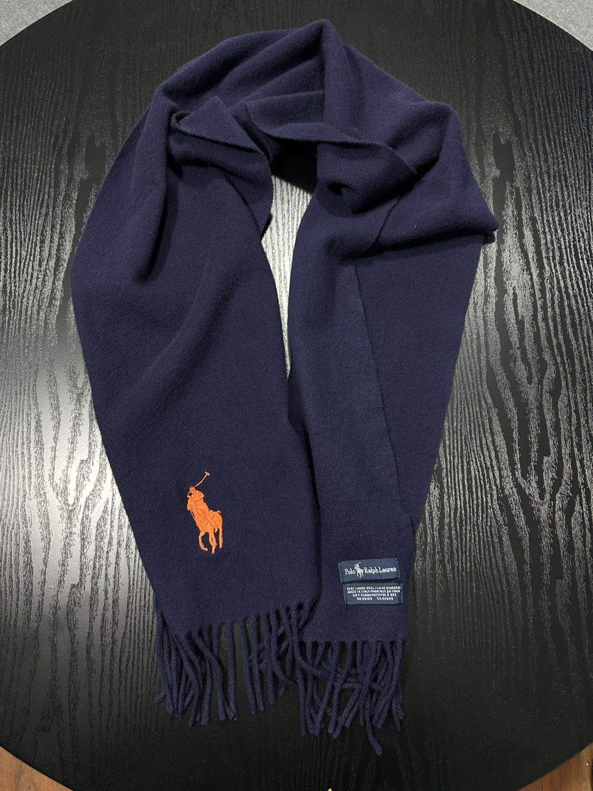 90s Polo Big Pony Scarf Wool Gloves Scarves