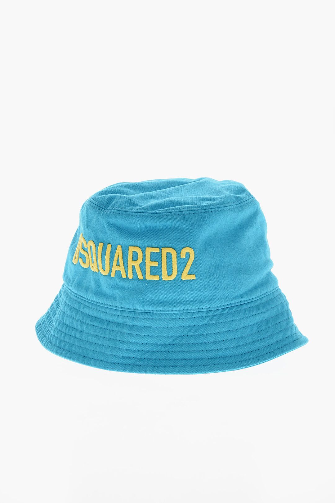 Dsquared2 Cotton Bucket Hat with Embroidered Logo Size ONE SIZE - 1 Thumbnail