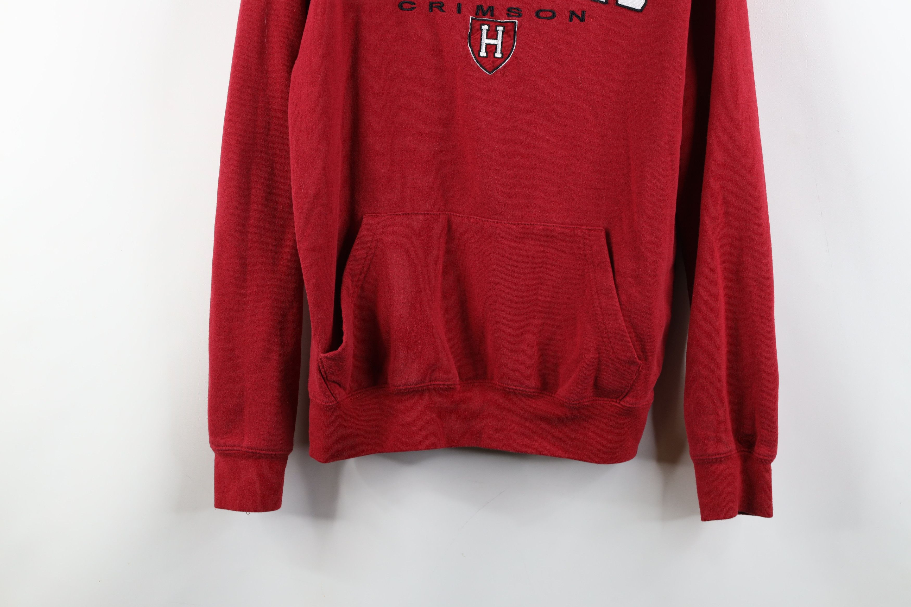 Vintage Vintage 90s Spell Out Harvard University Hoodie Sweatshirt Size M / US 6-8 / IT 42-44 - 3 Thumbnail