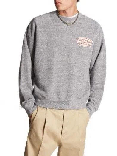 Dsquared2 DSQUARED2 Men's Solid Crewneck Sweatshirt. Size US S / EU 44-46 / 1 - 3 Thumbnail