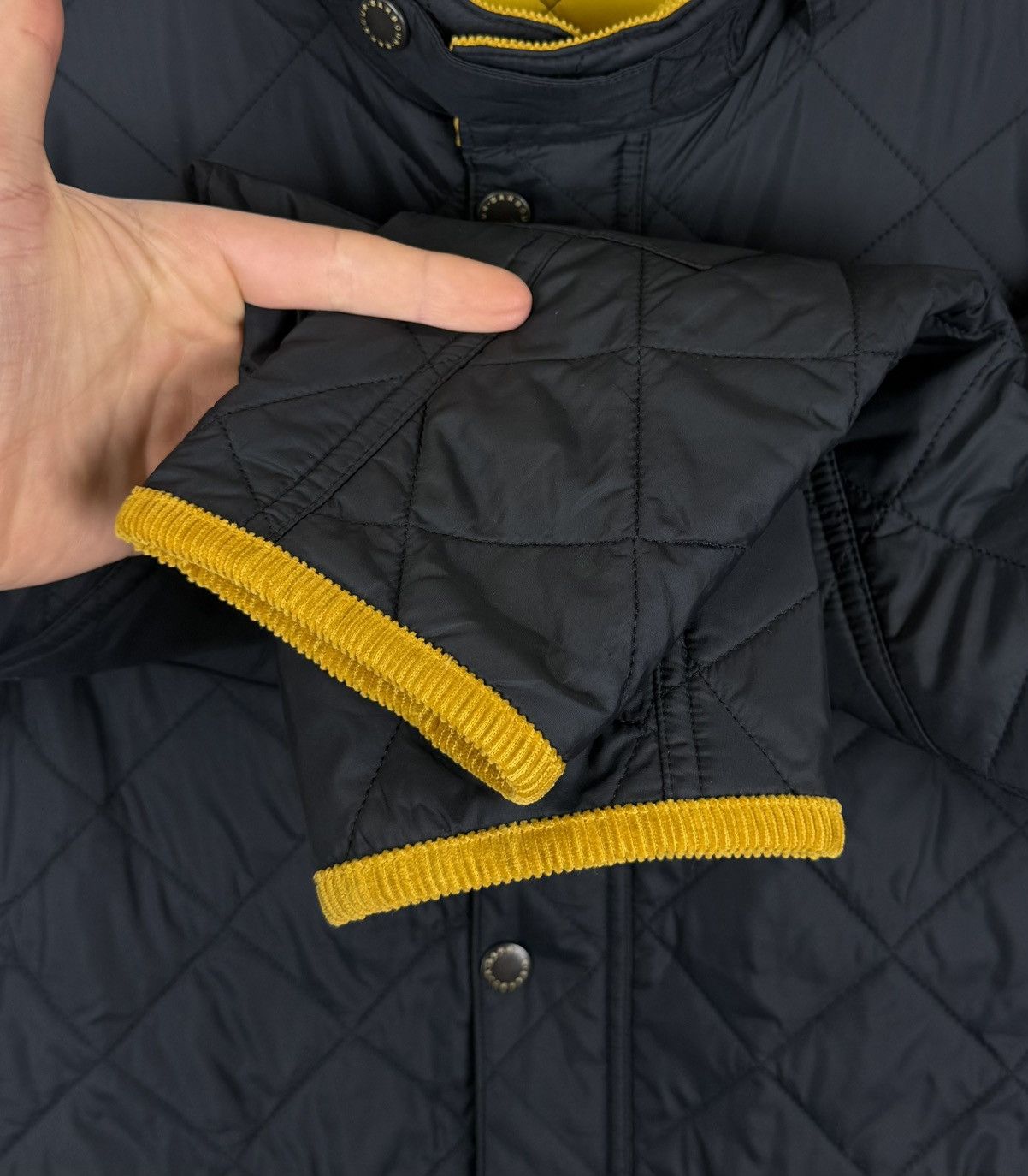Barbour Barbour International Quilted Ariel Full Zip Jacket Black Size US XXS / EU 40 - 4 Thumbnail