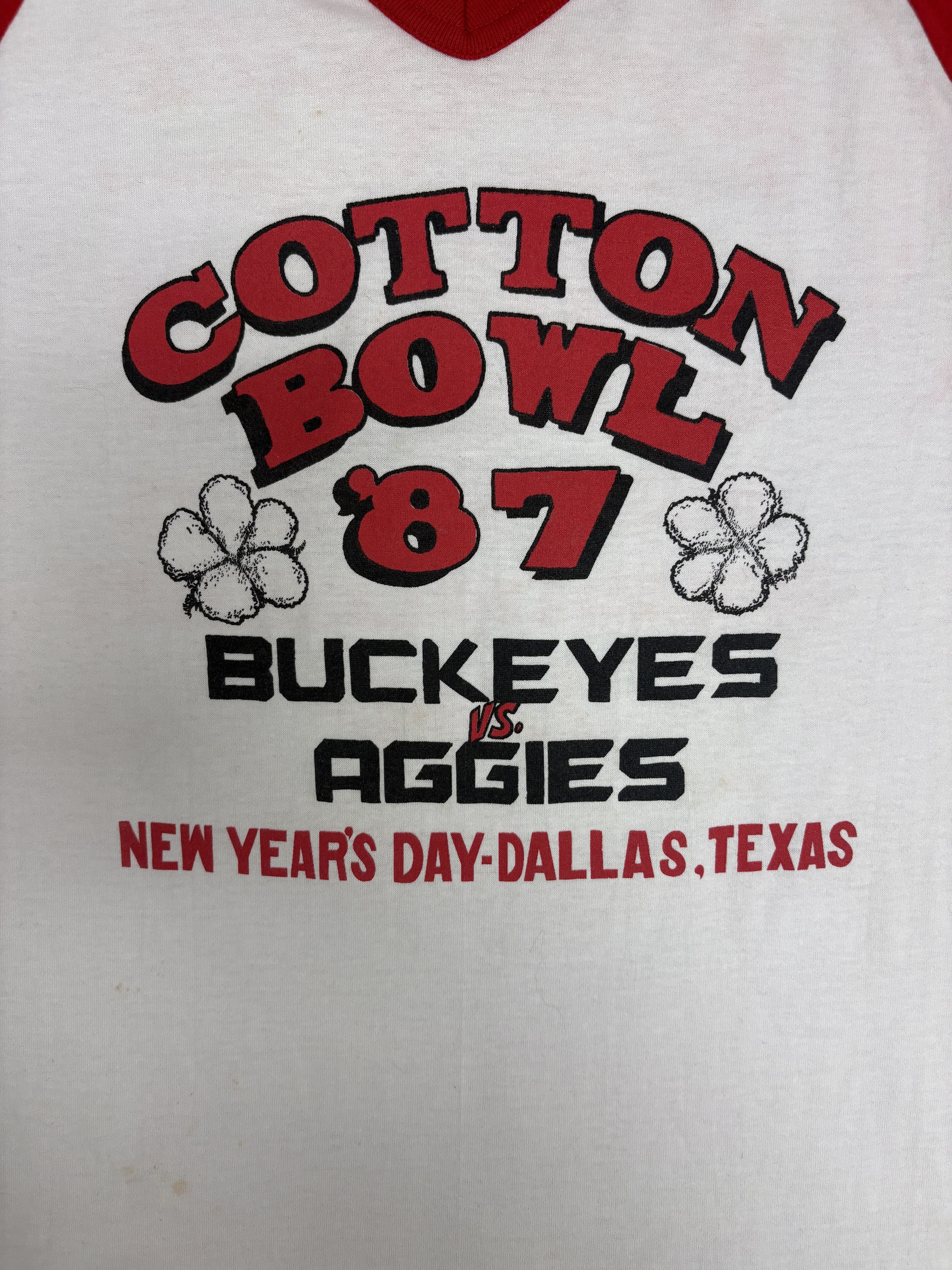 Vintage Ohio State vs. Texas A&M Cotton Bowl '87 Vintage Tee Size US L / EU 52-54 / 3 - 2 Thumbnail
