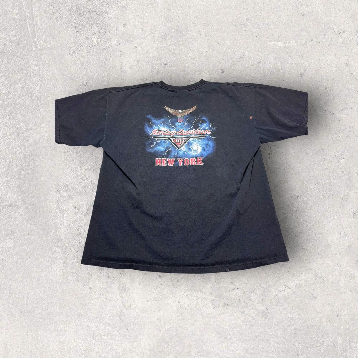 Harley Davidson × Vintage Vintage Harley Davidson Cafe tee Size US XXL / EU 58 / 5 - 1 Thumbnail