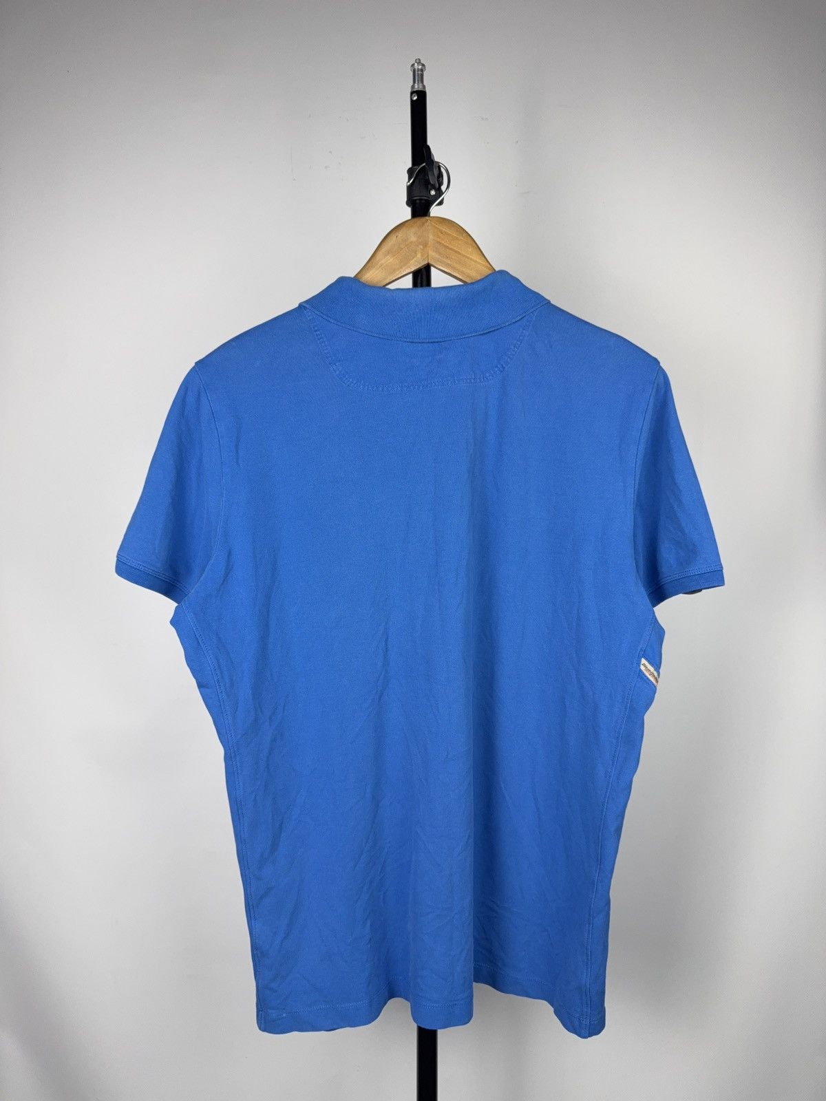 Diesel Retro 00s Diesel Blue Slim Fit Polo Shirt Workwear Logo XL Size US XL / EU 56 / 4 - 12 Thumbnail