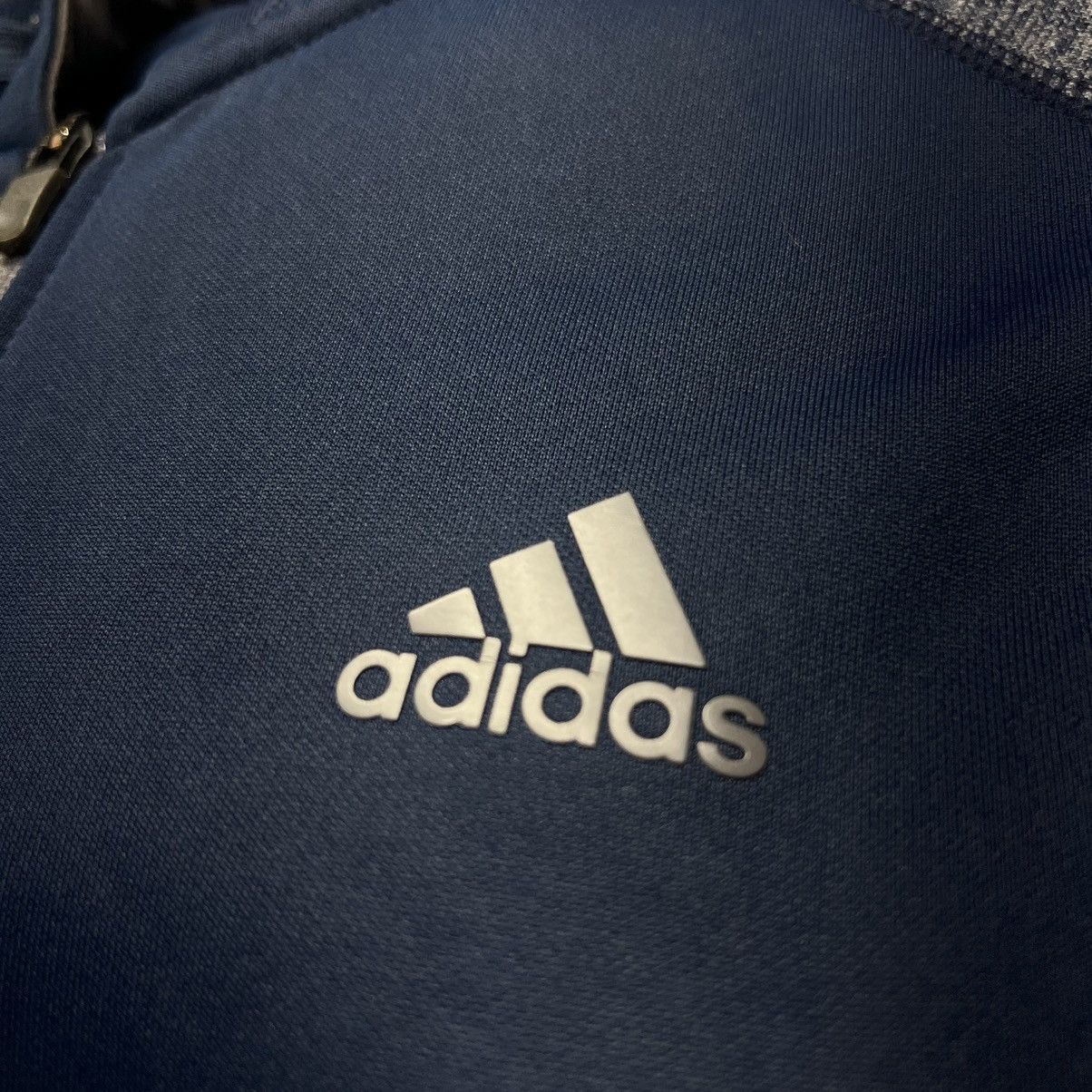 Adidas Adidas Hoodie Blue Climawarm Sweatshirt Full Zip Sweater Size US M / EU 48-50 / 2 - 17 Thumbnail