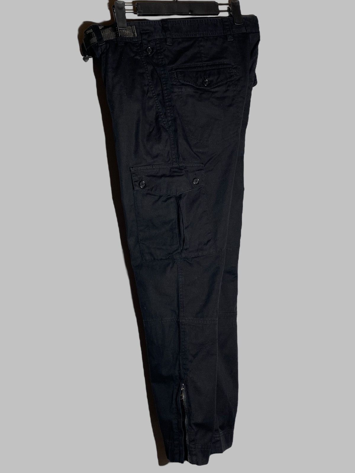 Dolce & Gabbana Dolce & Gabbana Jeans Black Cotton Skinny Cargo Denim Size US 32 / EU 48 - 15 Thumbnail