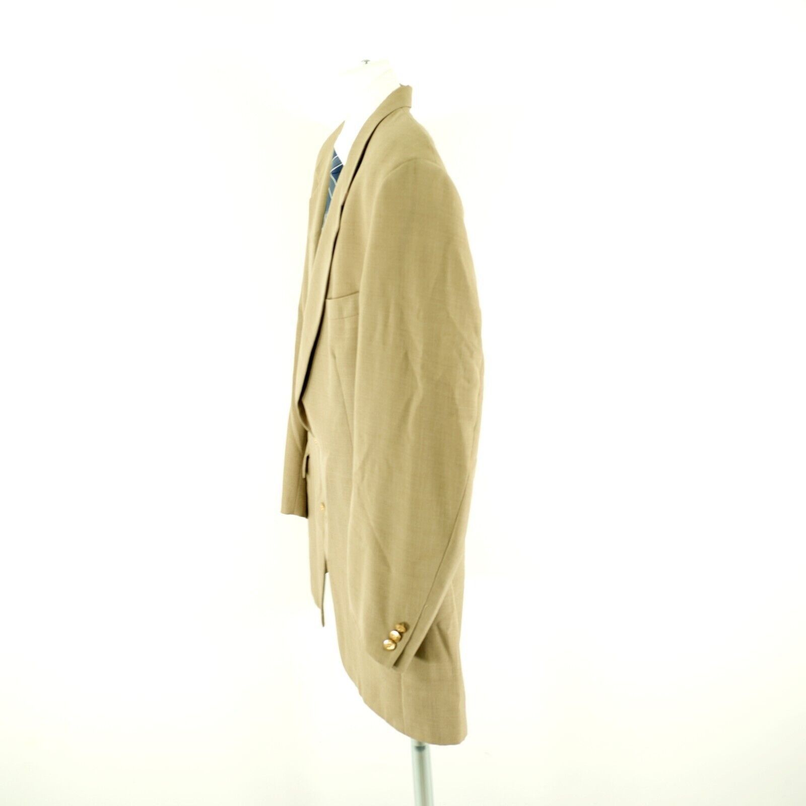 Designer Jack Nicklaus Tournament Tan Basket Weave Wool Tan 2 Gold Bu Size 44L - 6 Thumbnail
