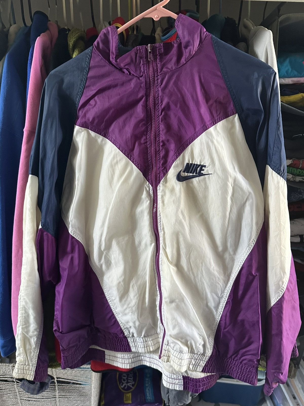 Nike Vintage Nike Windbreaker Size US L / EU 52-54 / 3 - 2 Thumbnail