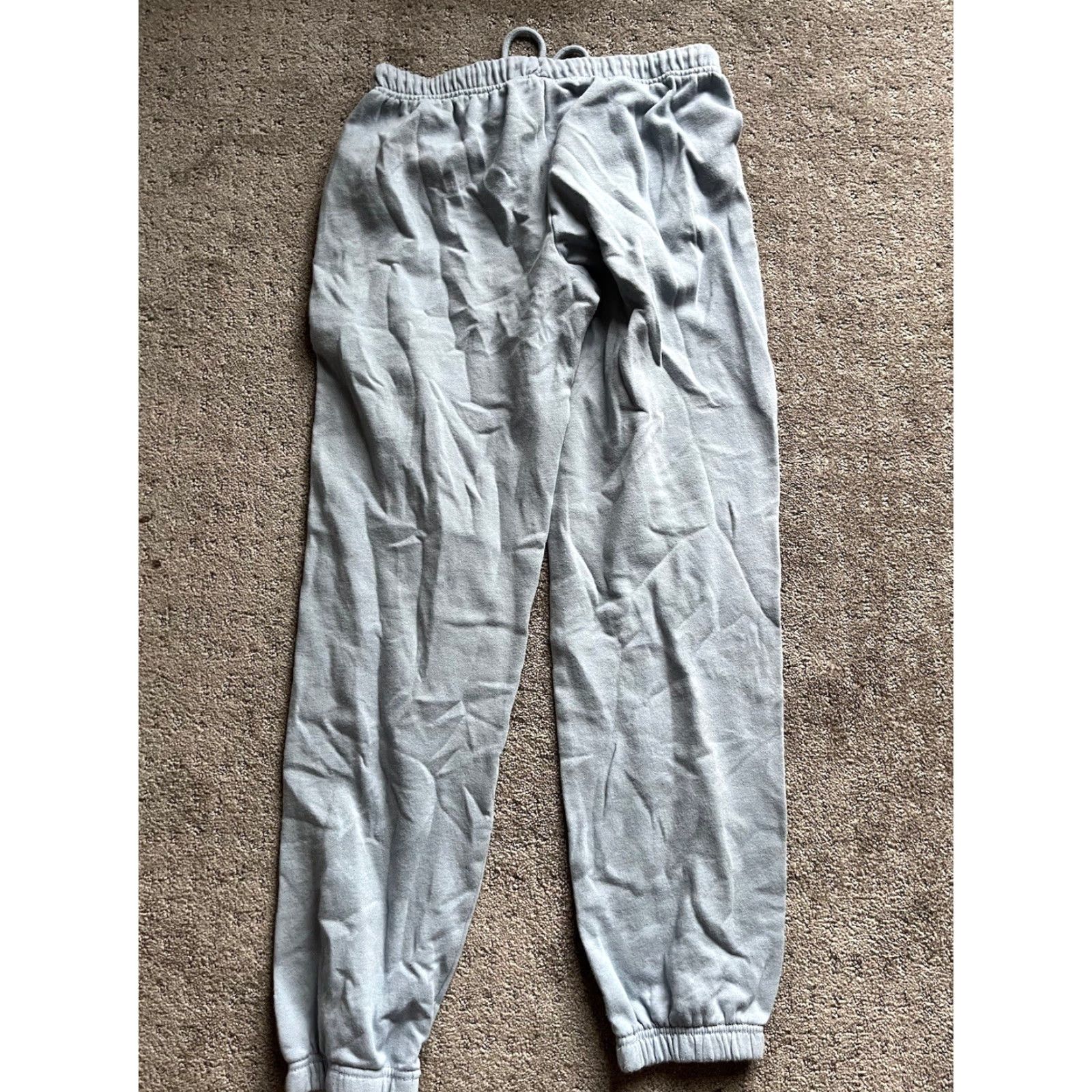 Vintage Aéropostale Sweatpants Women’s Small Blue Logo Drawstring Elastic Waist Tapered 29 in Inseam Size 28" / US 6 / IT 42 - 3 Thumbnail