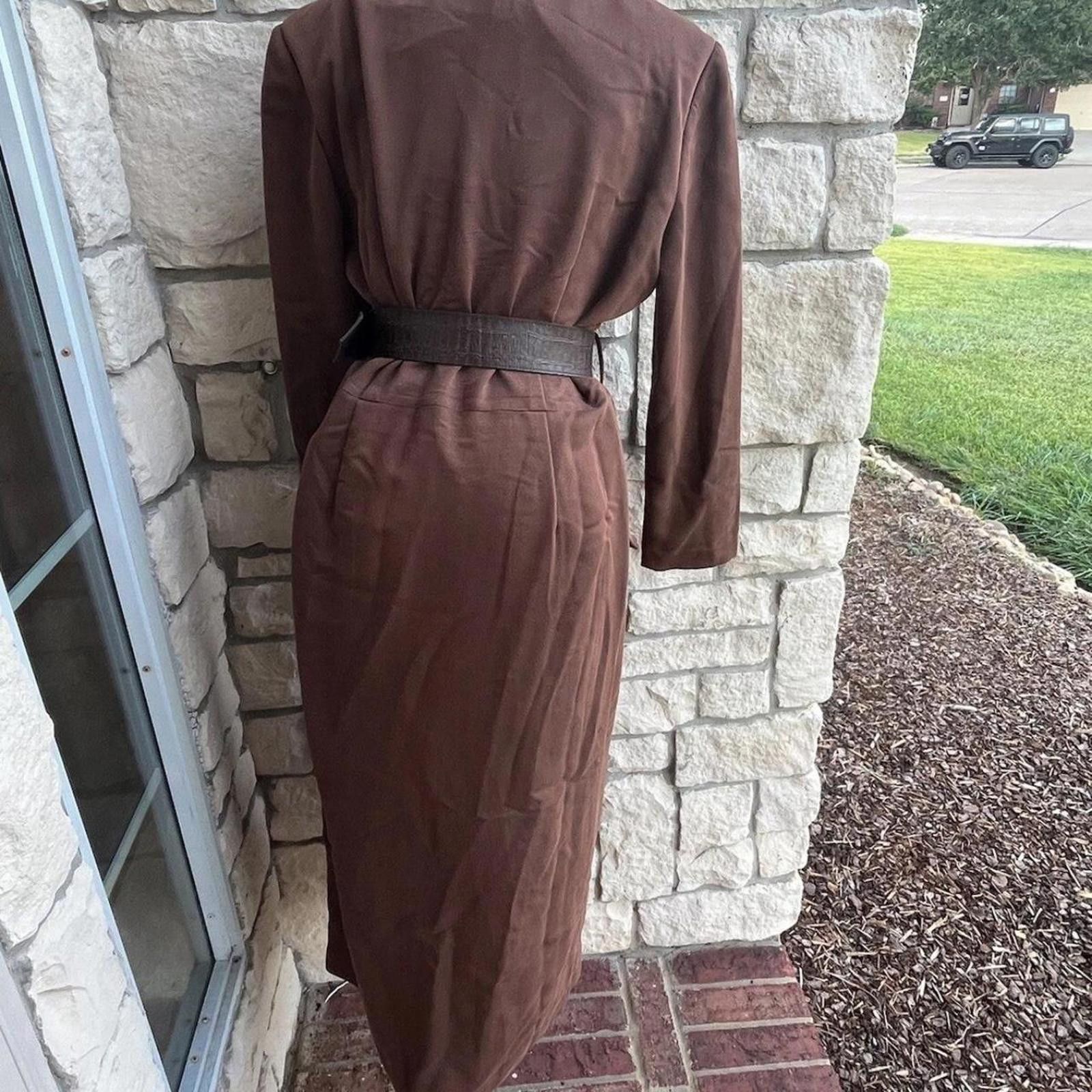 Other VirgoTop Button Up Shirt Dress with Shoulder Pads med Size S / US 4 / IT 40 - 3 Thumbnail