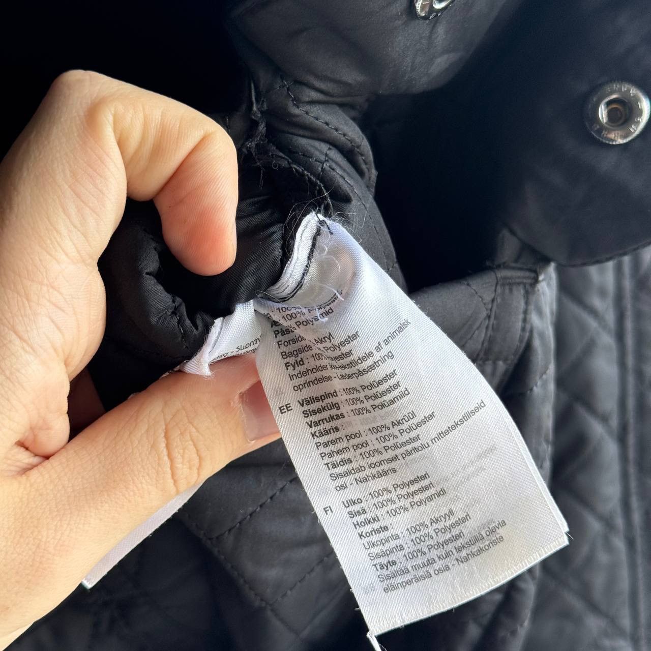 Barbour Barbour Quilted Katana Fur Nylon Moto Black Racing Jacket Size M / US 6-8 / IT 42-44 - 15 Thumbnail