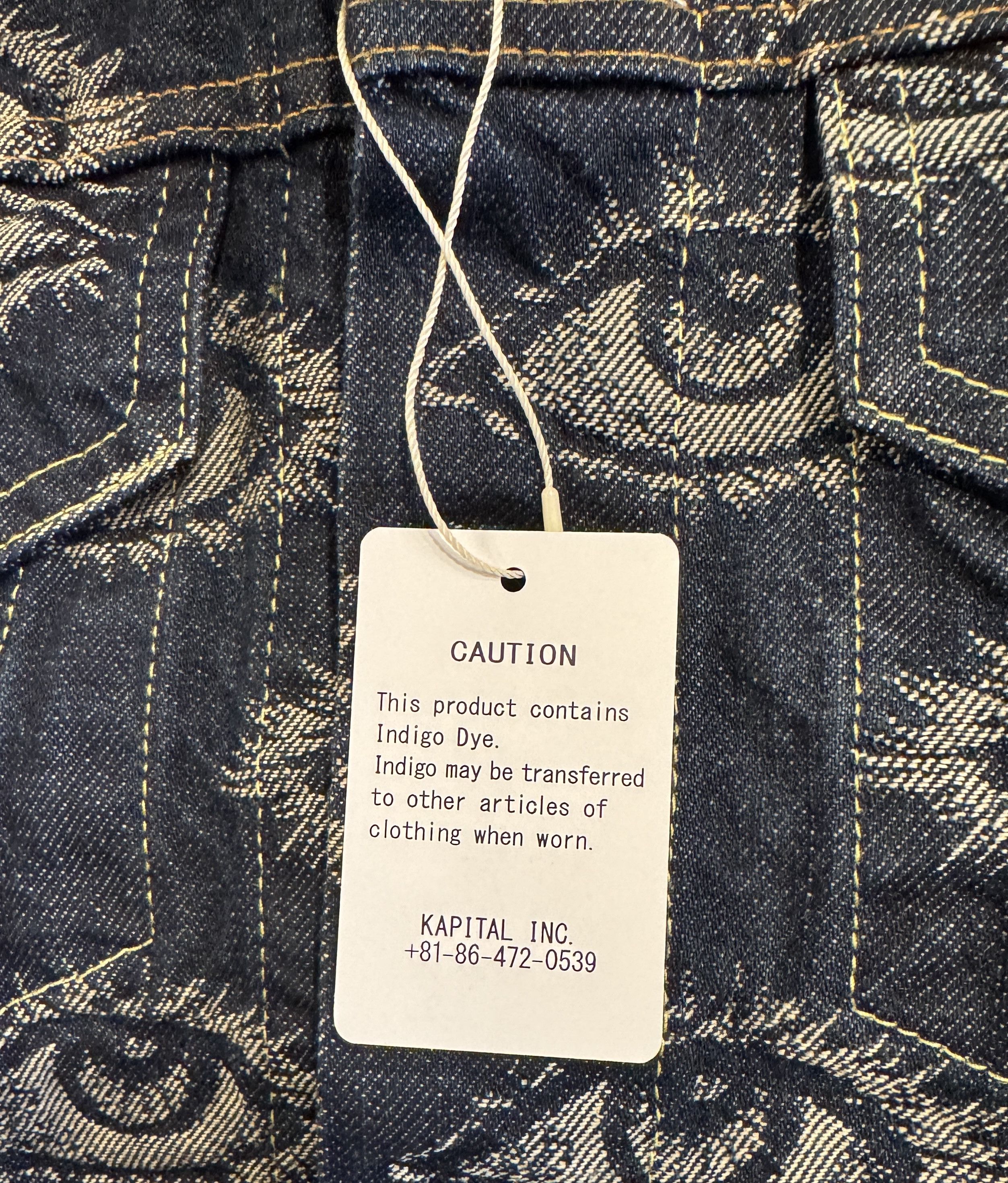 Kapital KAPITAL 12 OZ SPEAKEASY DENIM 3RD JKT (L's) INDIGO SZ 1 Size S / US 4 / IT 40 - 13 Thumbnail