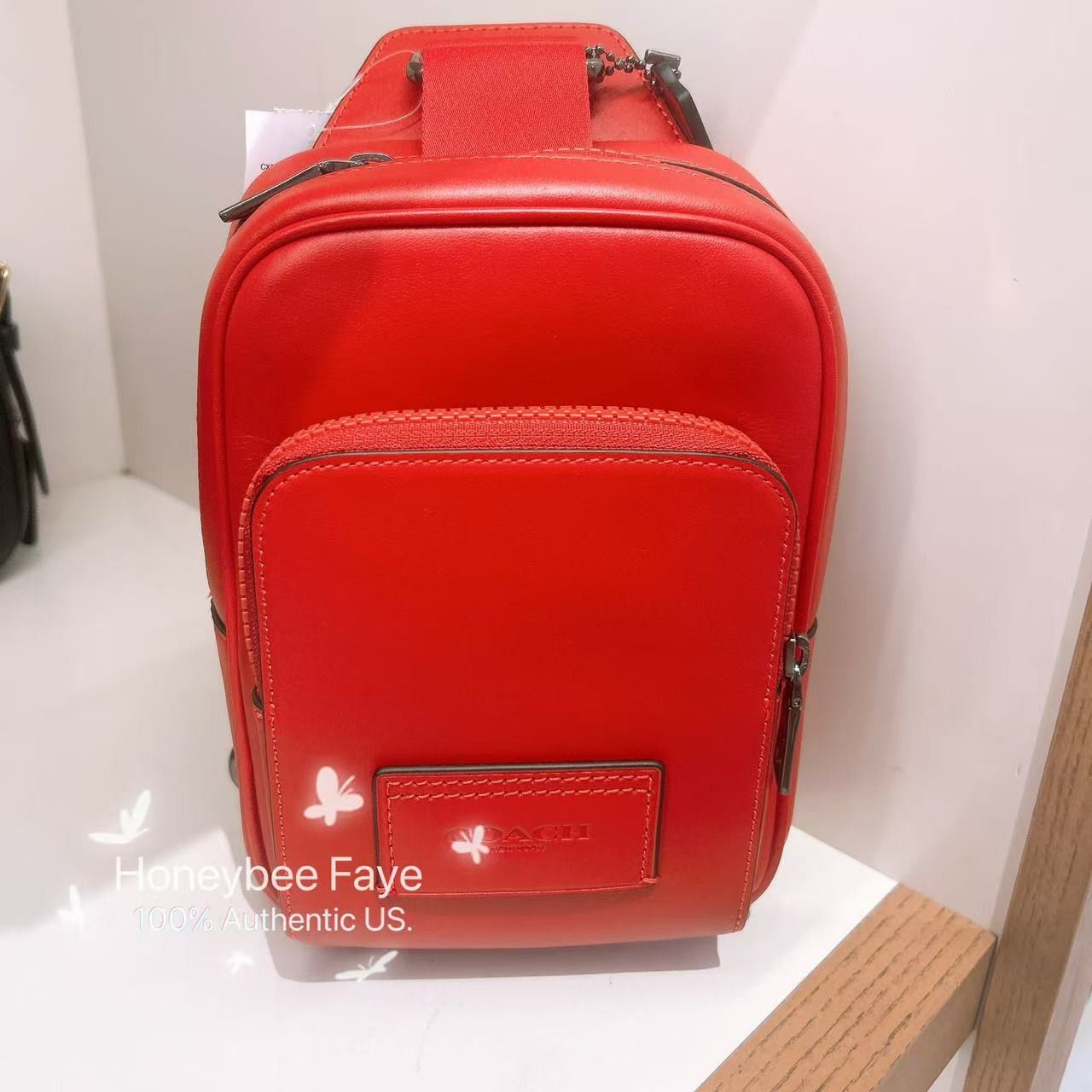 Coach Racer Sling Pack CX071 Bold Red Size ONE SIZE - 1 Thumbnail