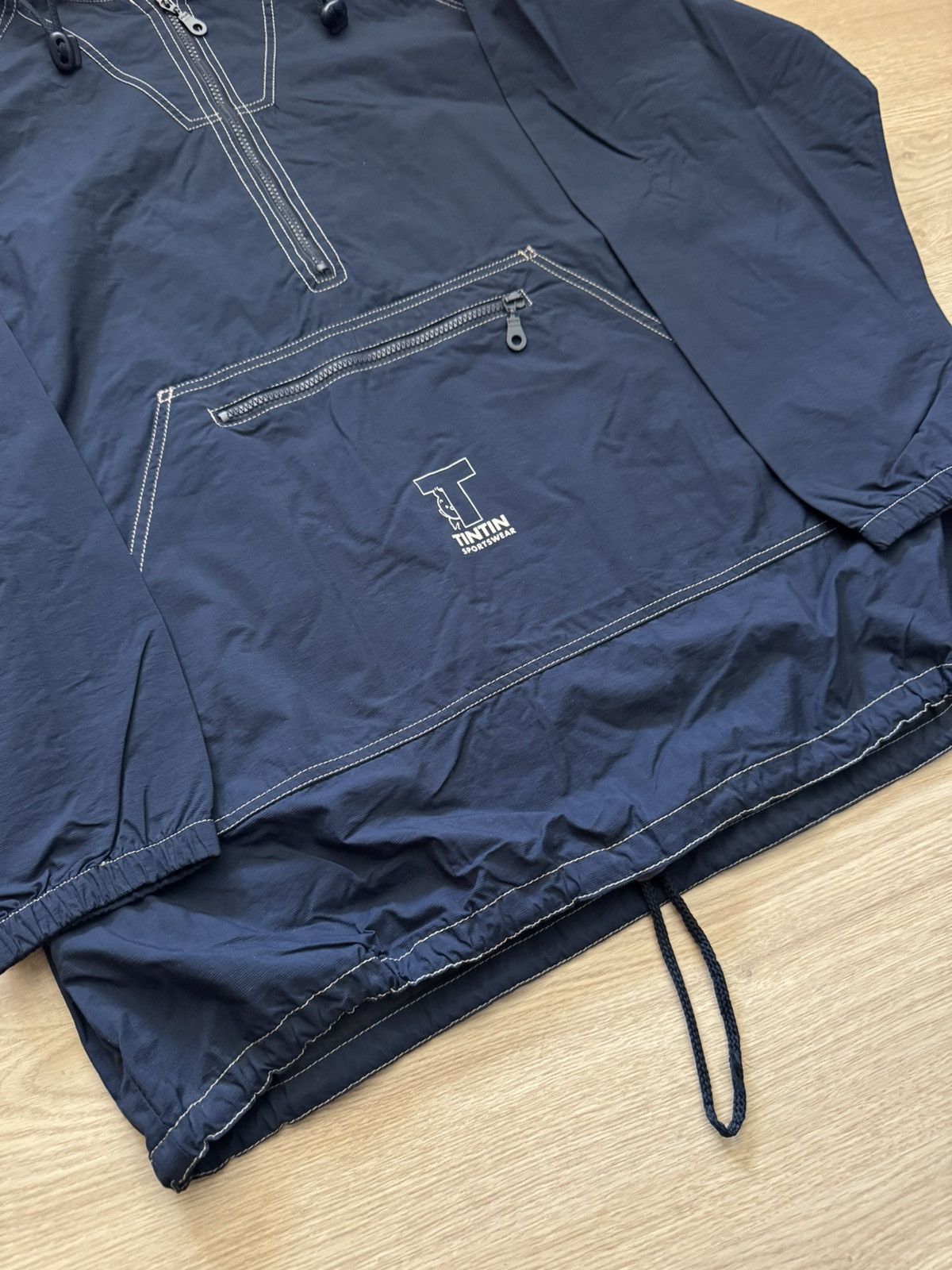 Cartoon Network Vintage 00’s Tin Tin Cartoon Network Nylon Navy Jacket Size US L / EU 52-54 / 3 - 3 Thumbnail
