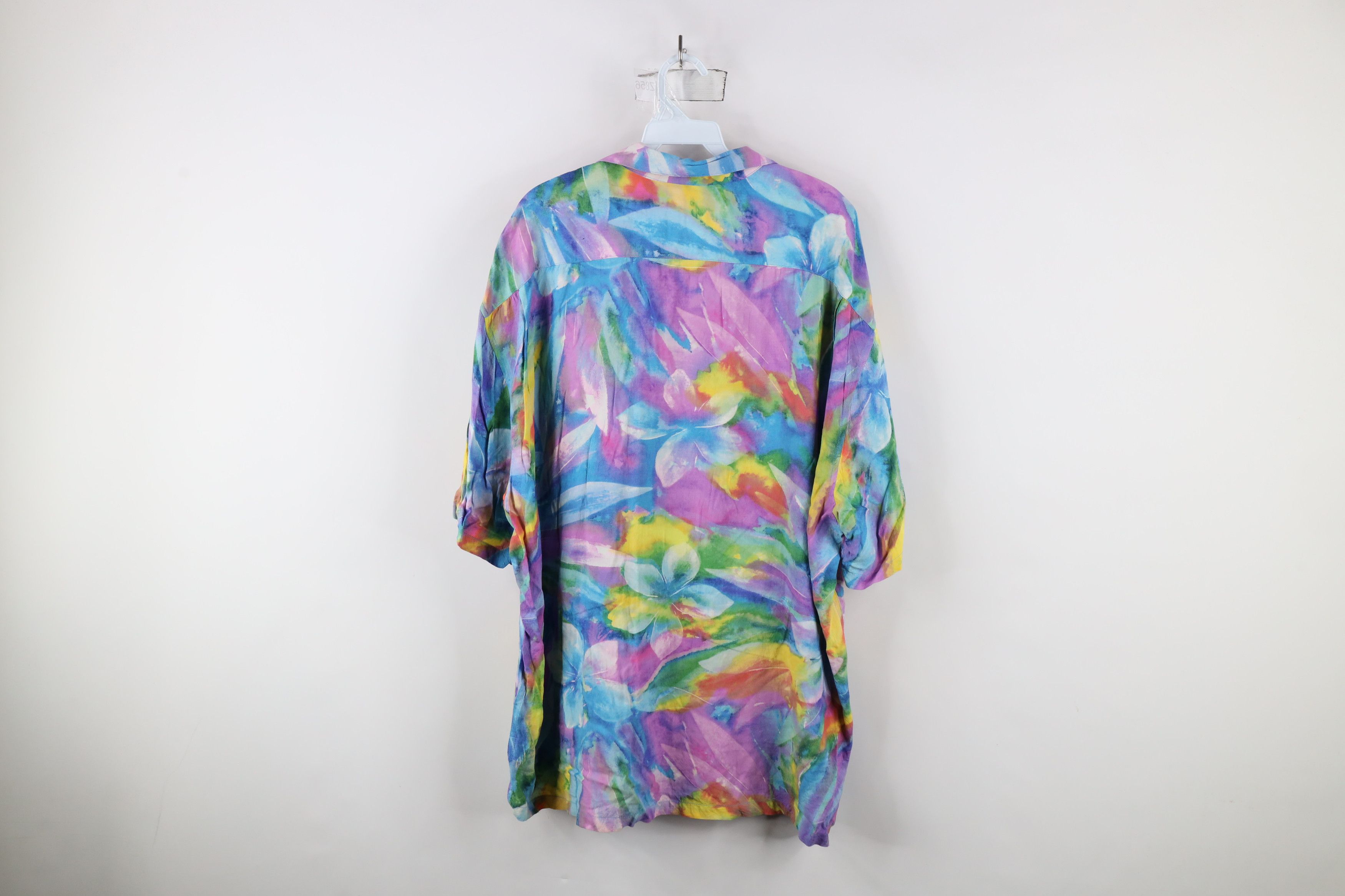 Vintage Vintage Y2K Jams World 50 Years Flower Button Shirt USA Size US XL / EU 56 / 4 - 12 Thumbnail
