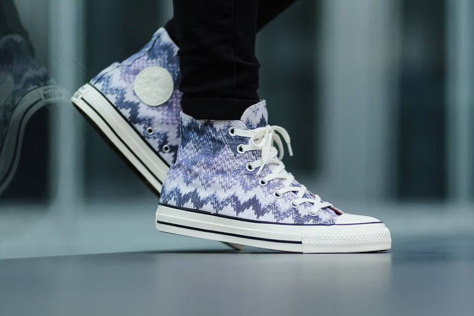 Converse × Missoni LASTDROP🔥41.5 2015 Missoni Converse All Star Hi Egret Multi Size US 8 / EU 41 - 2 Thumbnail