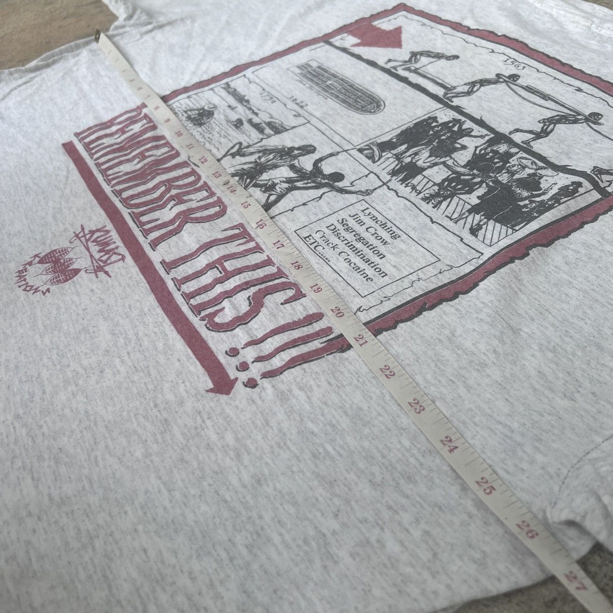 Rap Tees VTG. 90s REMEMBER THIS KUMASI KREATIONS Black History Tee XL Size US XL / EU 56 / 4 - 13 Thumbnail