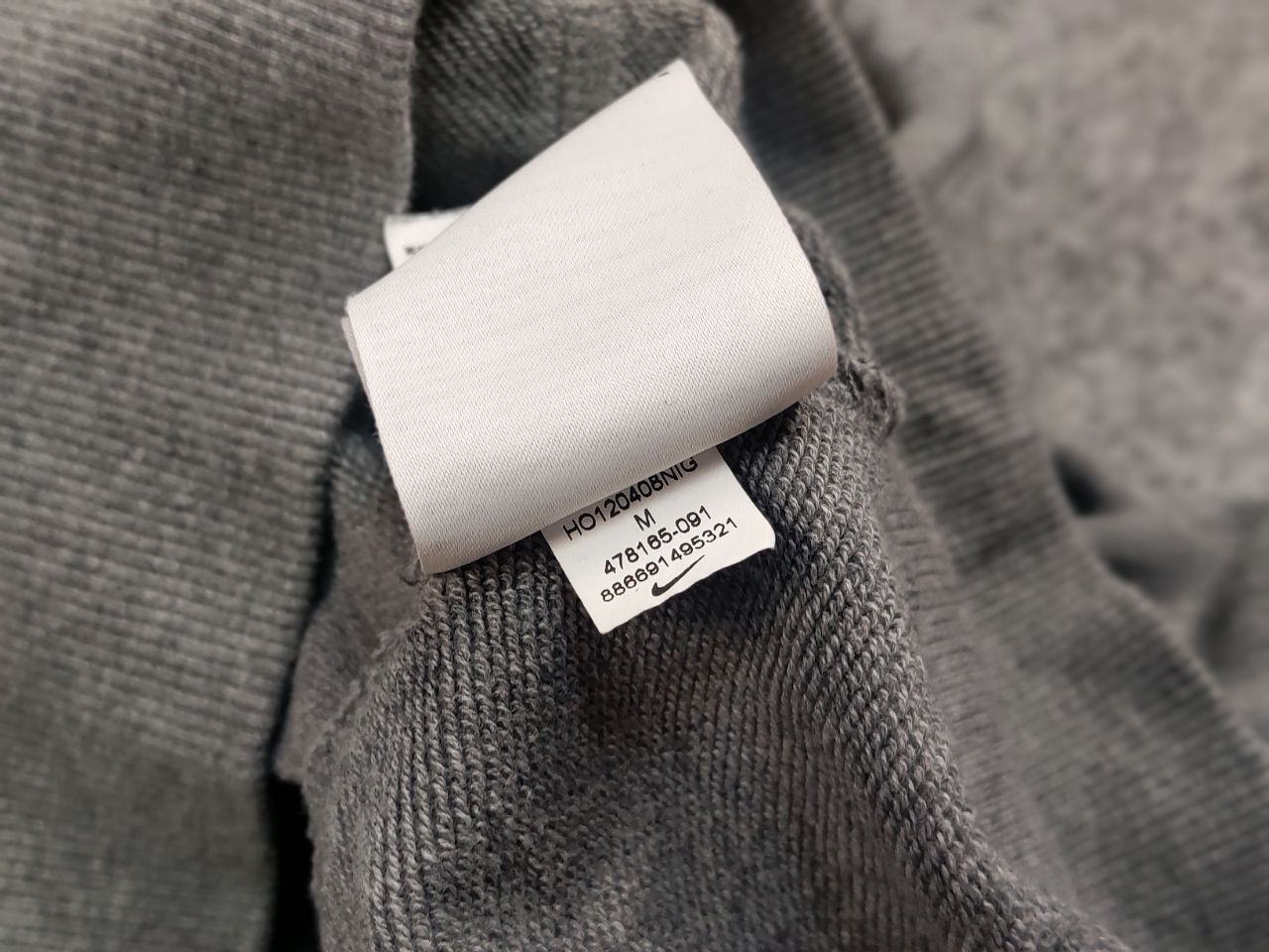 Nike Vintage Nike x Manchester United Logo Gray Hoodie Size US M / EU 48-50 / 2 - 9 Thumbnail